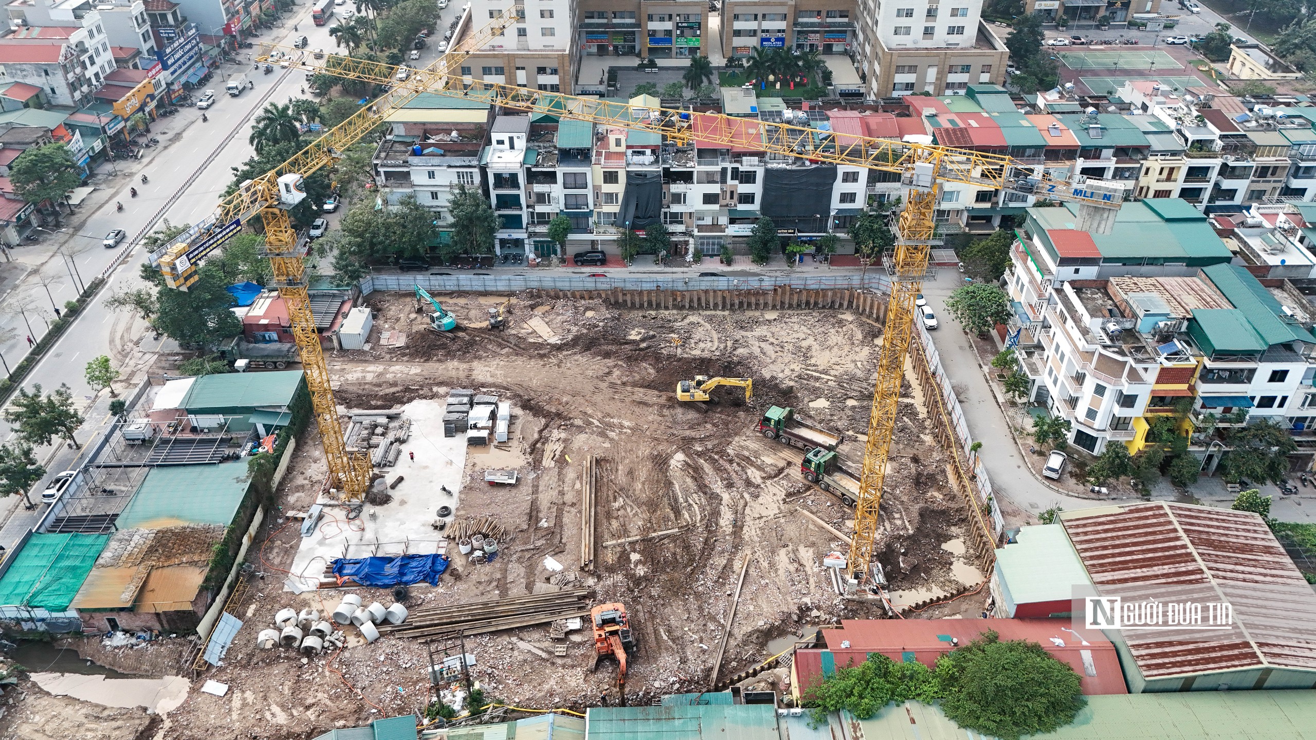 Cận cảnh thi c&ocirc;ng NOXH c&oacute; gi&aacute; 29 triệu đồng/m2 ở ngoại th&agrave;nh H&agrave; Nội- Ảnh 3.