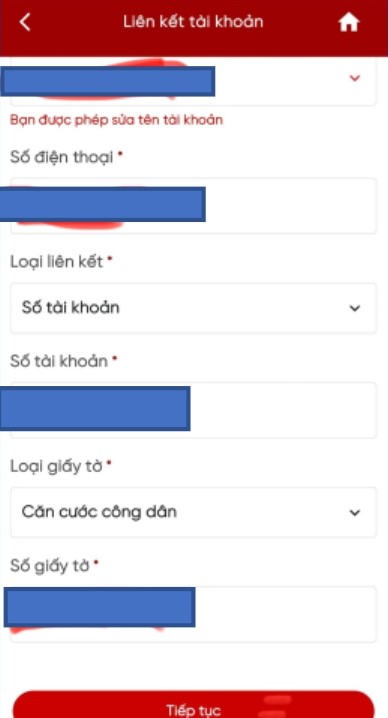 Hướng dẫn li&ecirc;n kết t&agrave;i khoản ng&acirc;n h&agrave;ng với Etax Mobile- Ảnh 3.