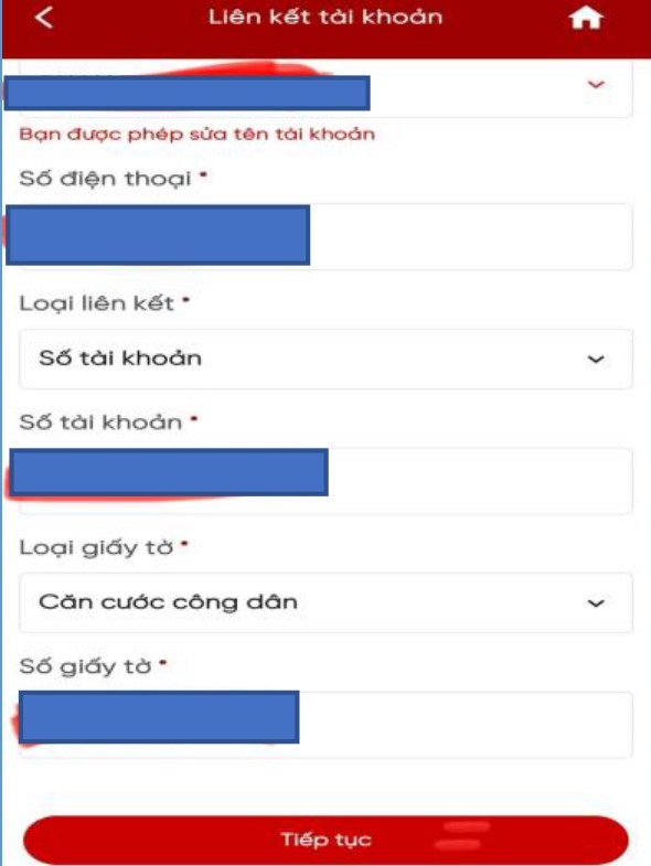 Hướng dẫn li&ecirc;n kết t&agrave;i khoản ng&acirc;n h&agrave;ng với Etax Mobile- Ảnh 5.