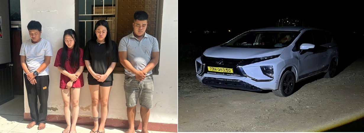 Bắt giữ nhóm đối tượng biến xe ô tô thành 