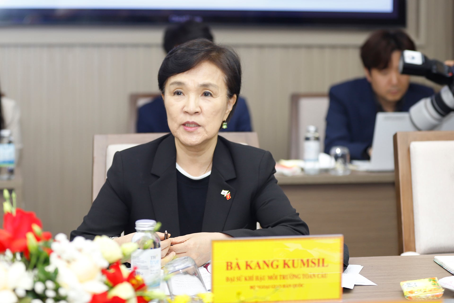 Bộ trưởng Bộ N&ocirc;ng nghiệp v&agrave; M&ocirc;i trường: Việt - H&agrave;n hướng tới h&igrave;nh mẫu hợp t&aacute;c xanh- Ảnh 6.