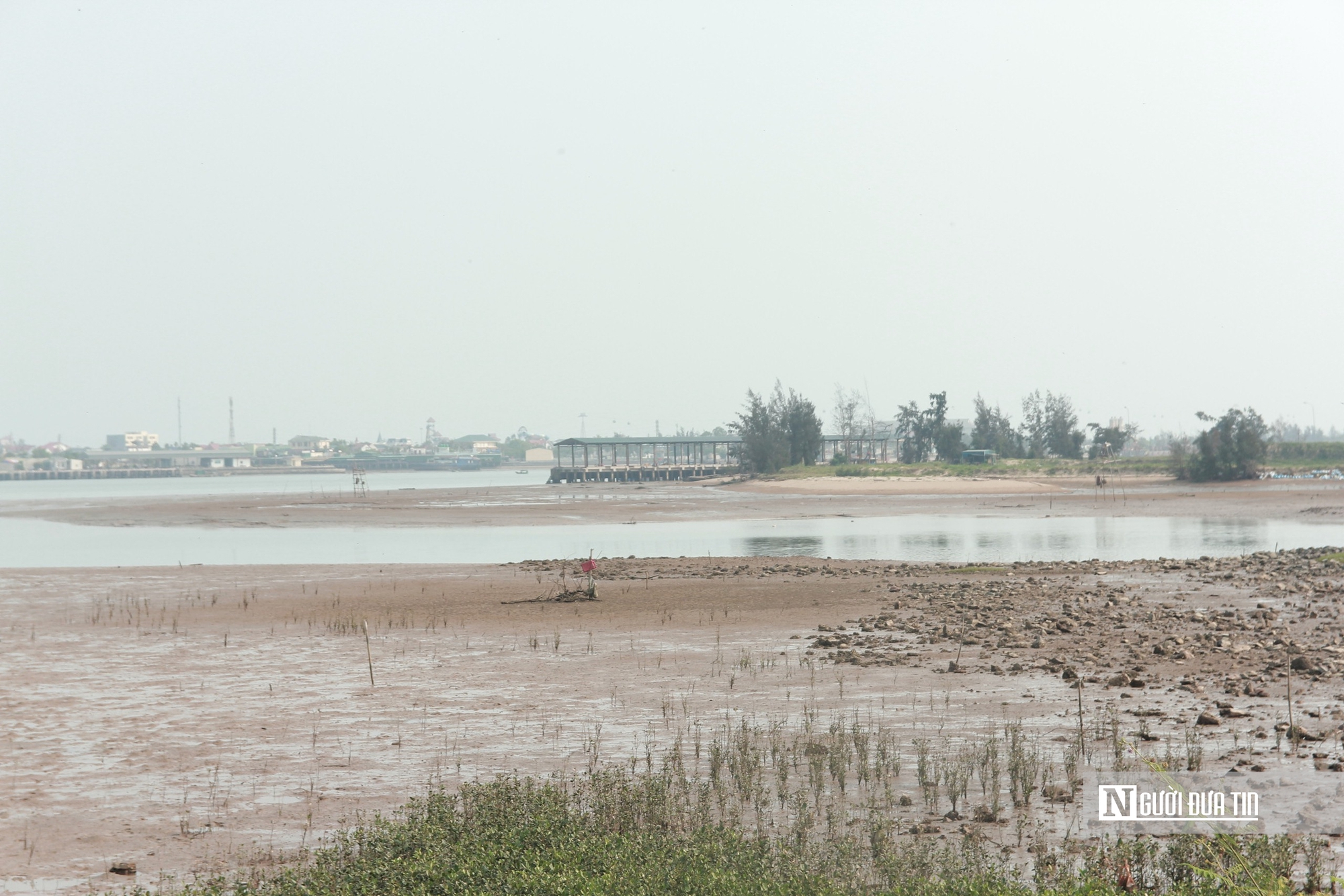 Cận cảnh cảng c&aacute; bị bồi lắng nghi&ecirc;m trọng, t&agrave;u thuyền kh&ocirc;ng thể cập bến- Ảnh 8.