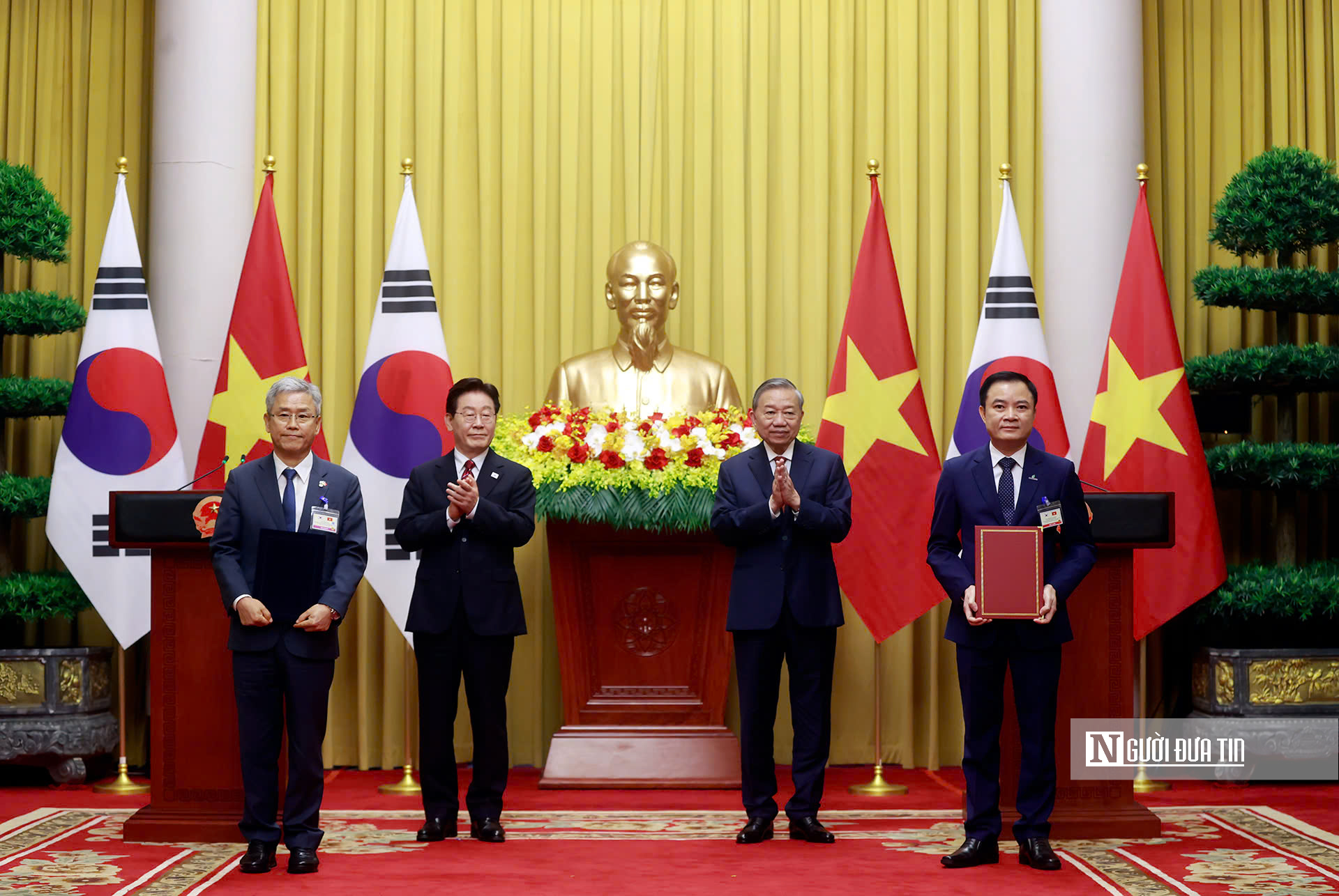 Việt - H&agrave;n k&yacute; kết loạt văn kiện hợp t&aacute;c quan trọng- Ảnh 2.