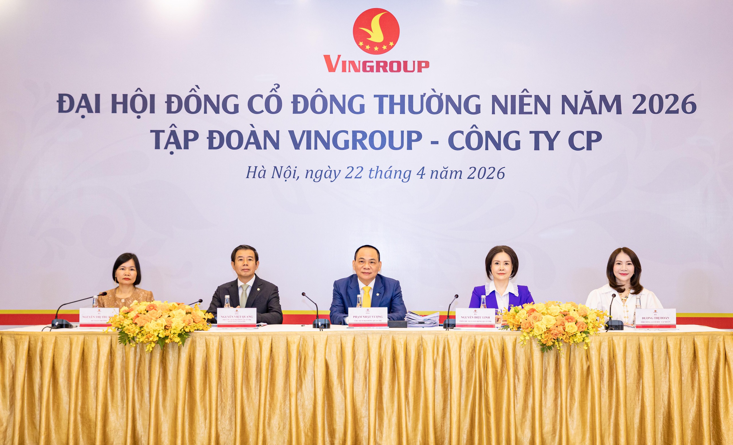 Vingroup nâng mạnh kế hoạch 2026 trước giờ G, cổ đông dự ĐHĐCĐ đạt hơn 86% quyền biểu quyết - Ảnh 1.
