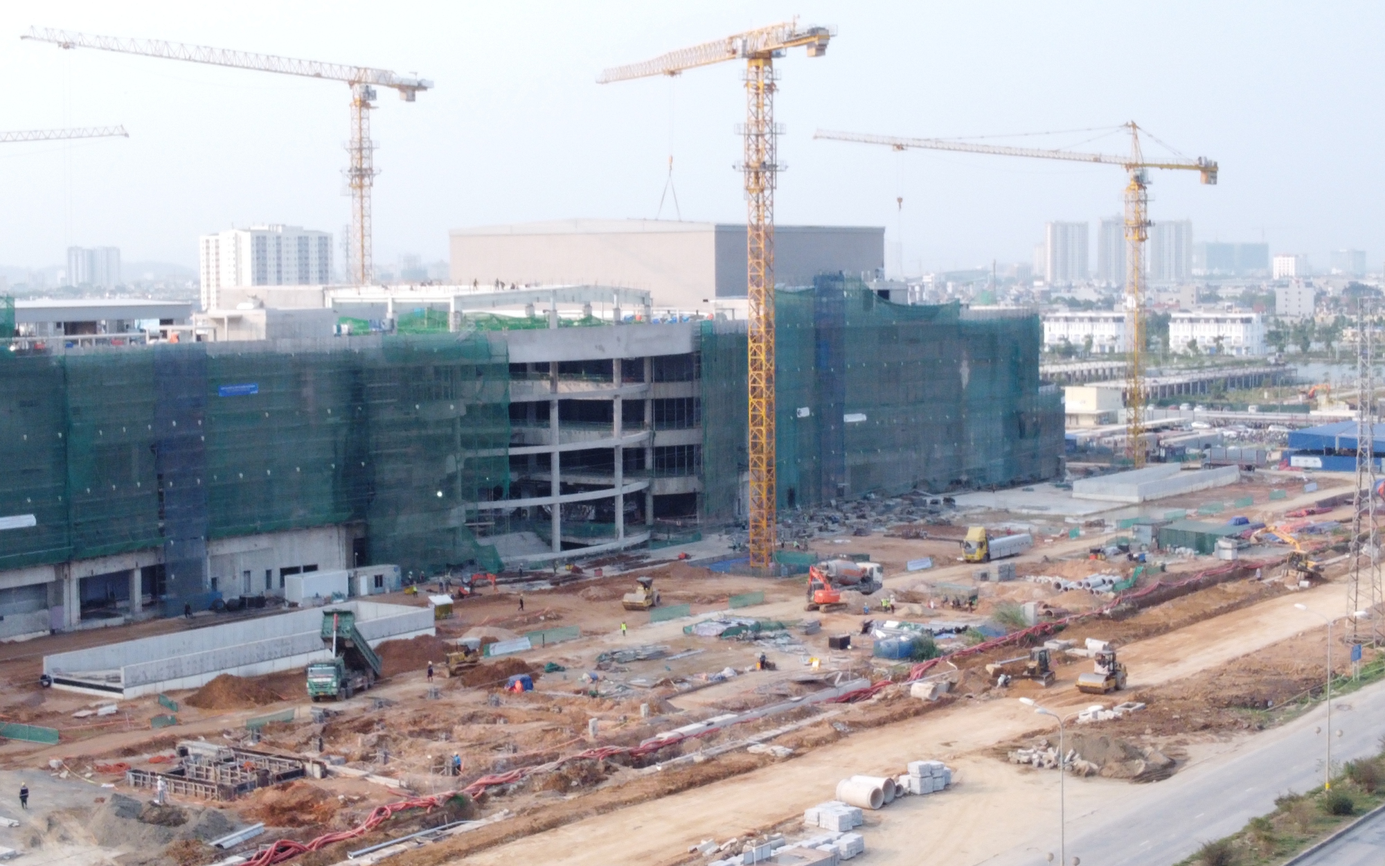 AEON MALL Thanh Hóa thi công khẩn trương, đạt hơn 60% hạ tầng