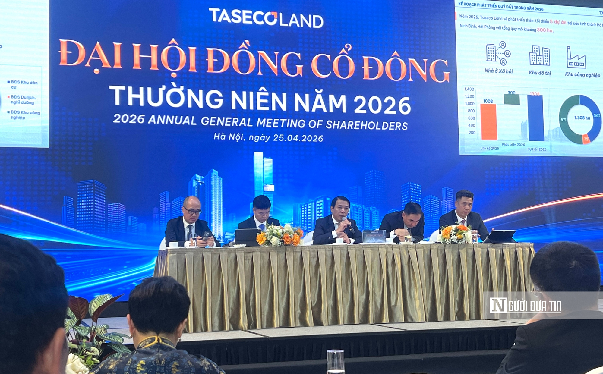 ĐHĐCĐ Taseco Land: Không tăng trưởng bằng mọi giá, không đa ngành, tập trung tích luỹ quỹ đất dài hạn- Ảnh 1.