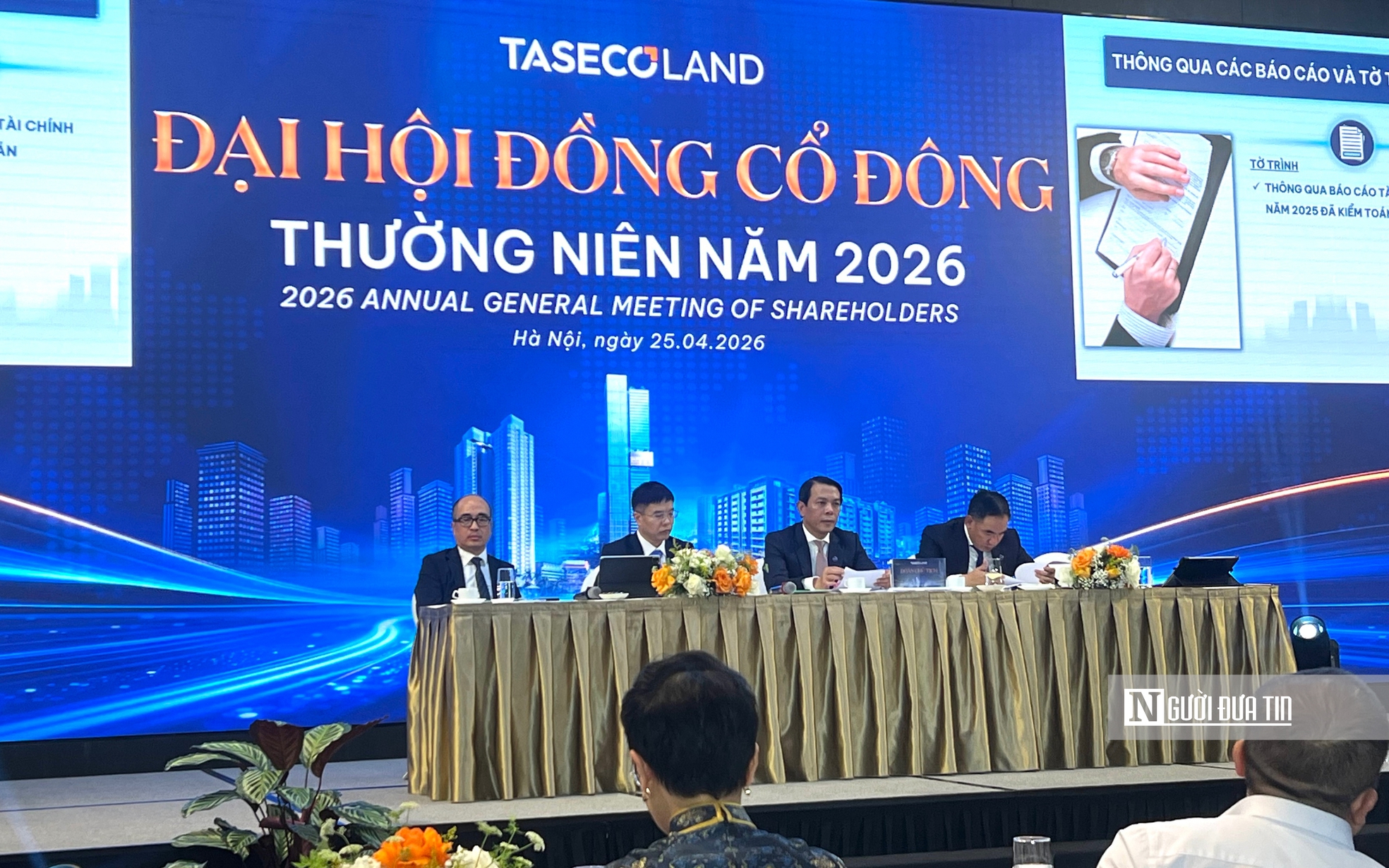 Taseco Land giải trình kế hoạch tăng trưởng 2026 trước cổ đông