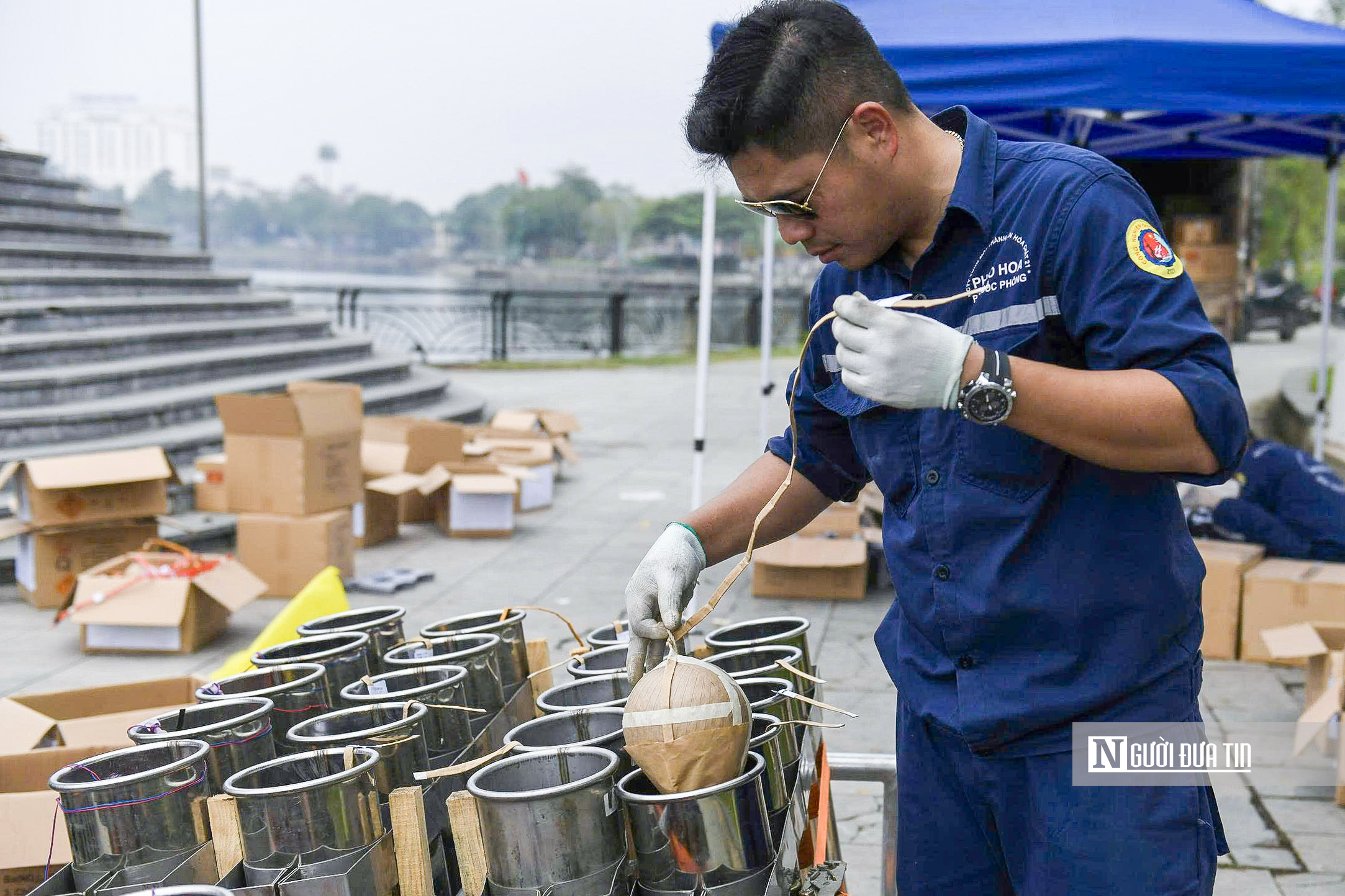 Cận cảnh trận địa pháo chào mừng dịp Giỗ Tổ 2026 - Ảnh 4.