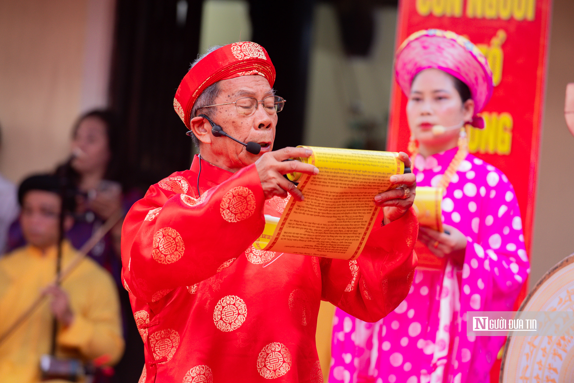 Trang nghi&ecirc;m Lễ d&acirc;ng hương tưởng nhớ c&aacute;c Vua H&ugrave;ng tại ng&ocirc;i đ&igrave;nh người Việt đầu ti&ecirc;n v&ugrave;ng T&acirc;y Nguy&ecirc;n- Ảnh 7.