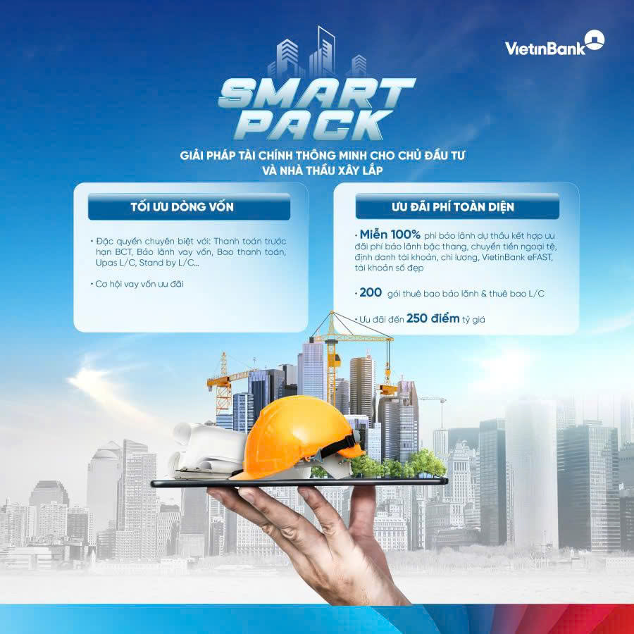 SMART PACK: Giải pháp tài chính toàn diện giúp chủ đầu tư và nhà thầu tăng tốc dự án - Ảnh 1.