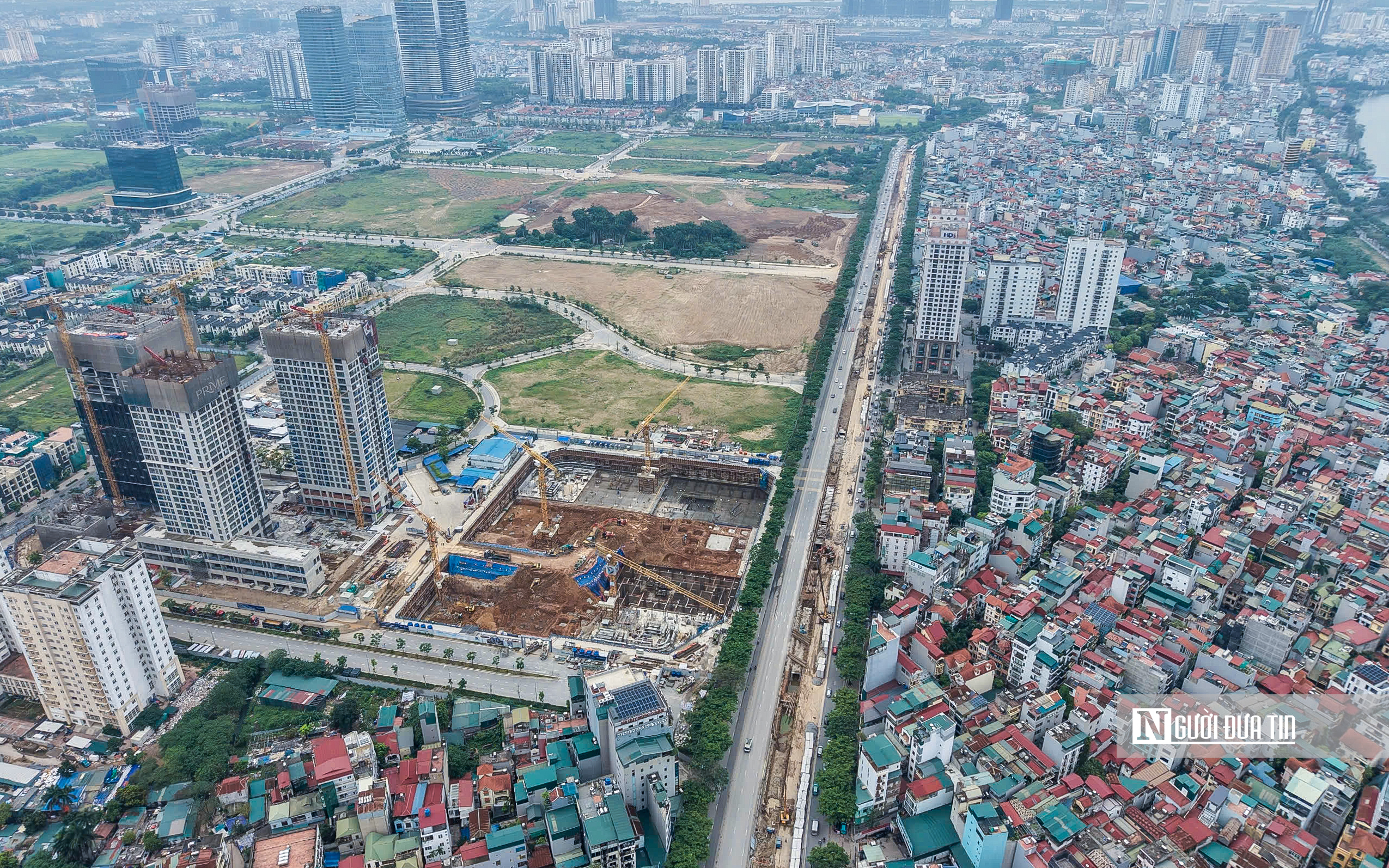 To&agrave;n cảnh tuyến k&ecirc;nh hơn 920 tỷ bổ cập nước s&ocirc;ng T&ocirc; Lịch v&agrave; chống ngập ở H&agrave; Nội- Ảnh 8.