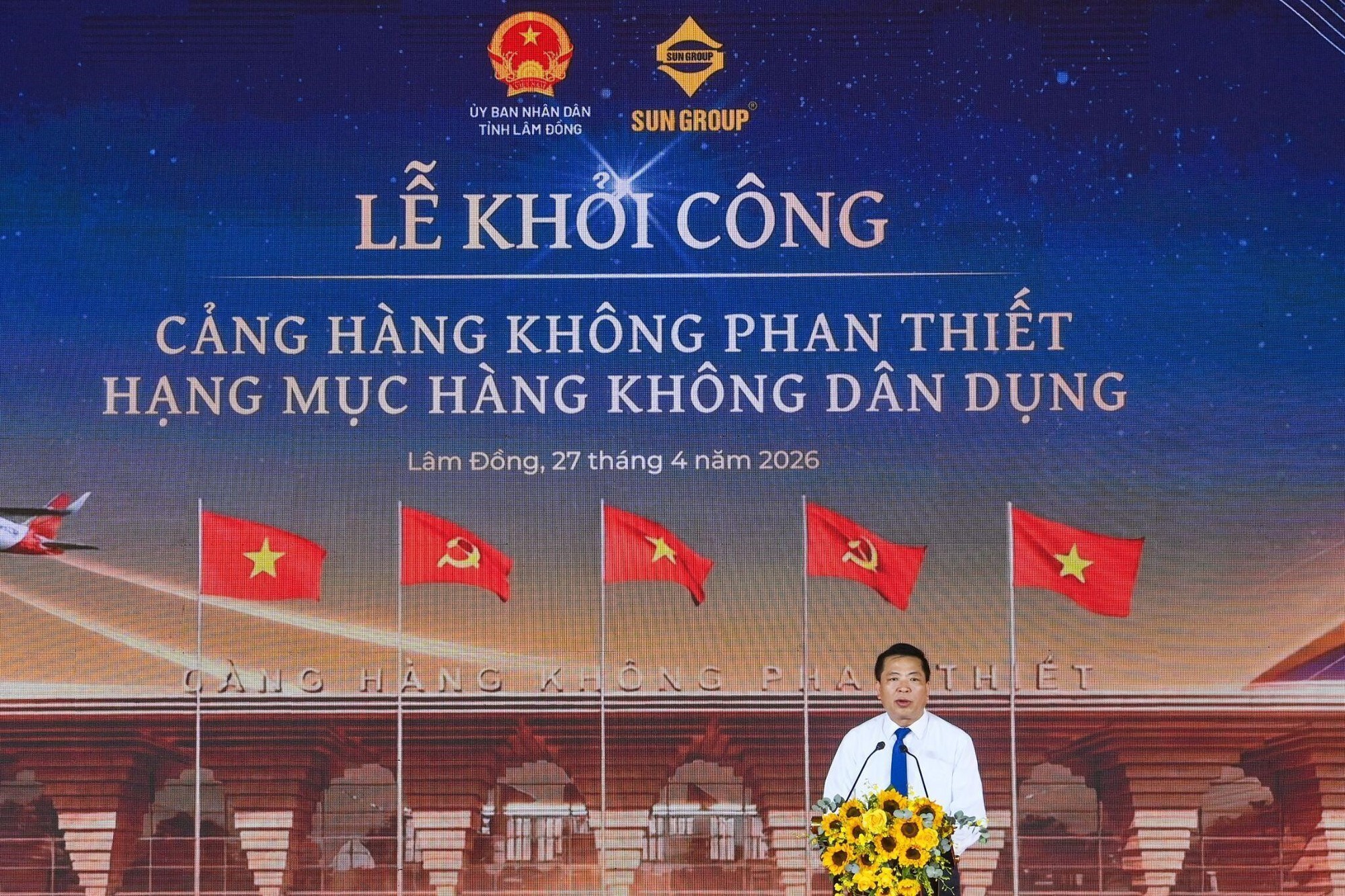 Sun Group khởi c&ocirc;ng Cảng h&agrave;ng kh&ocirc;ng d&acirc;n dụng Phan Thiết hơn 3.900 tỷ đồng - Ảnh 2.