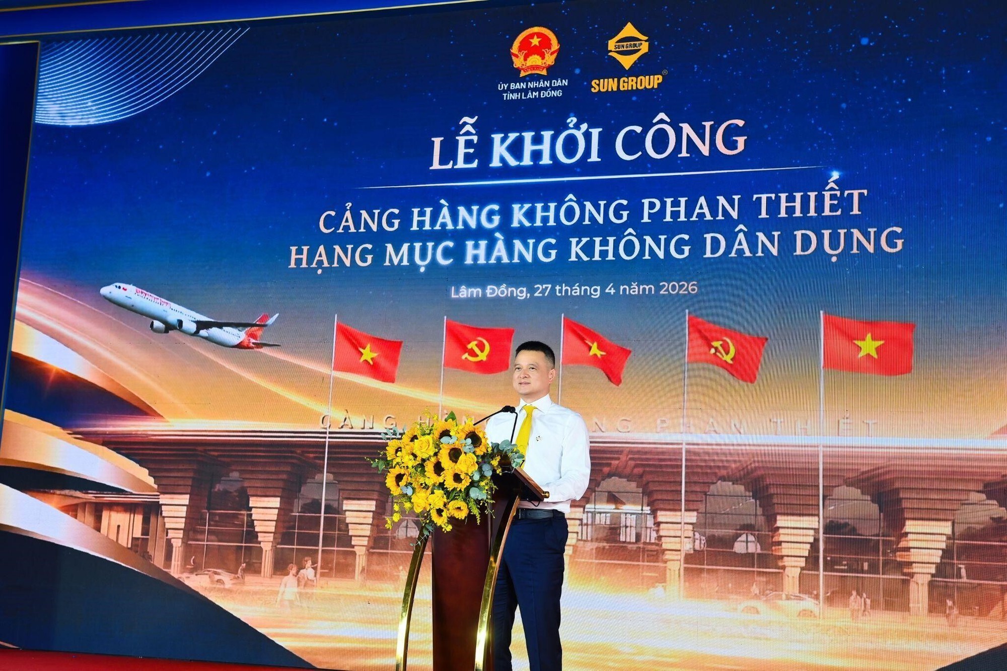 Sun Group khởi c&ocirc;ng Cảng h&agrave;ng kh&ocirc;ng d&acirc;n dụng Phan Thiết hơn 3.900 tỷ đồng - Ảnh 6.