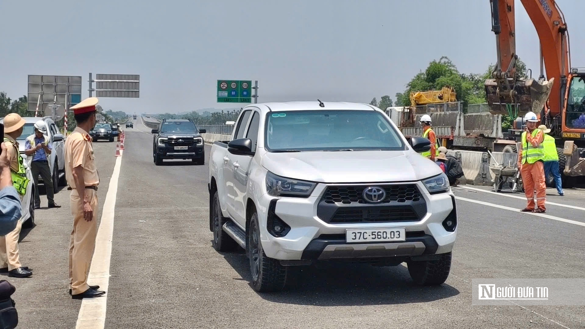 Toàn cảnh chính thức khai thác cao tốc Quảng Ngãi - Hoài Nhơn - Ảnh 5.