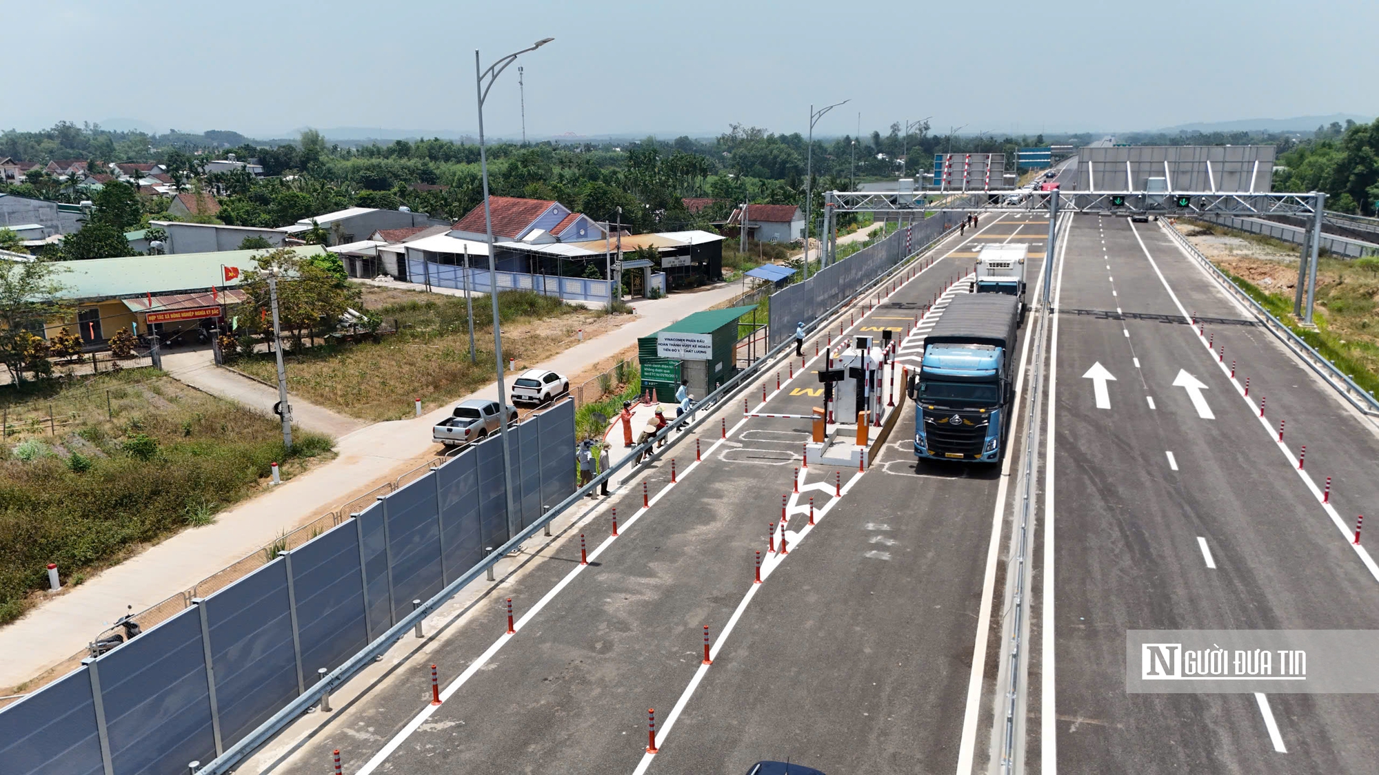 Toàn cảnh chính thức khai thác cao tốc Quảng Ngãi - Hoài Nhơn - Ảnh 11.