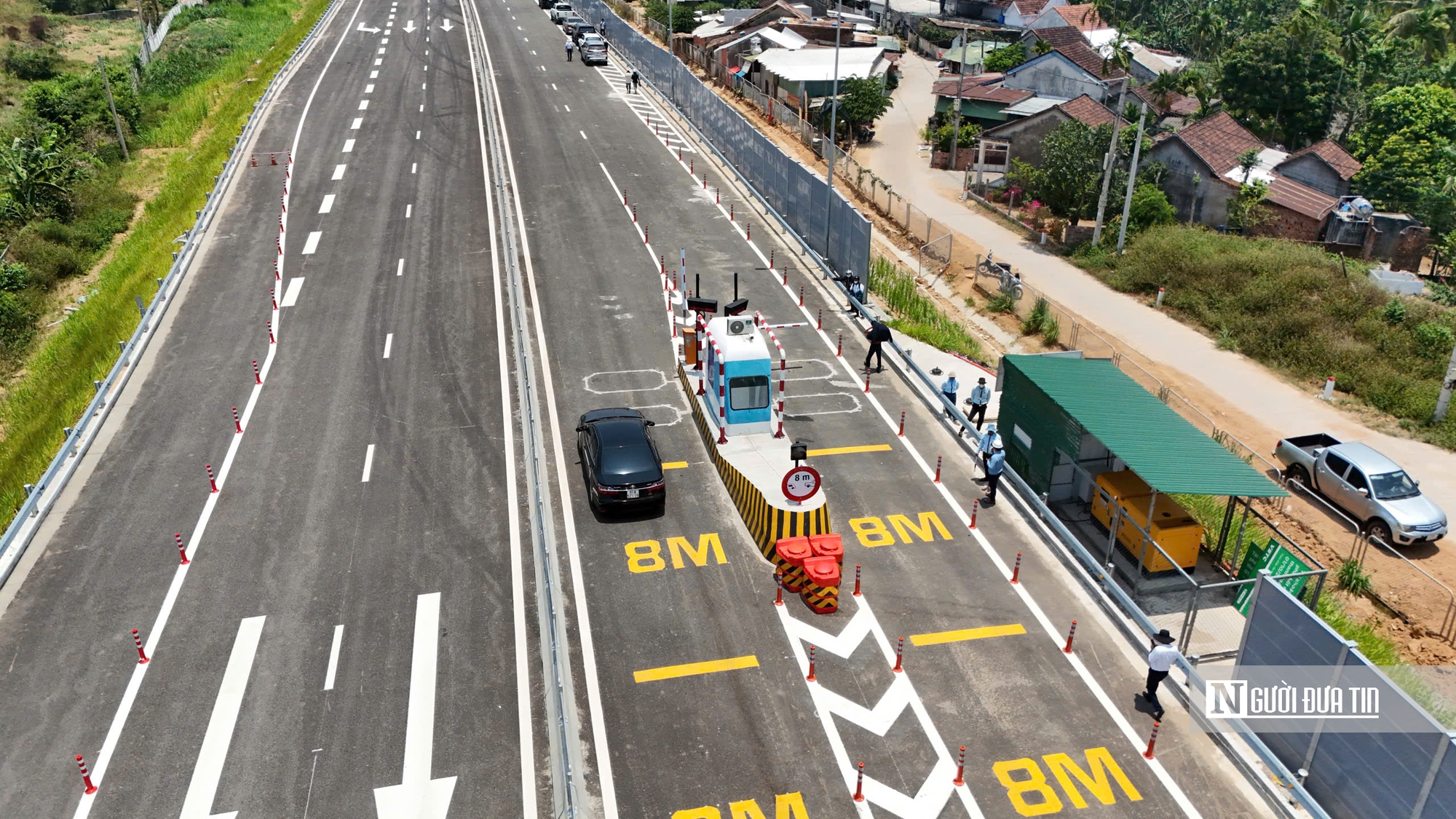 Toàn cảnh chính thức khai thác cao tốc Quảng Ngãi - Hoài Nhơn - Ảnh 12.