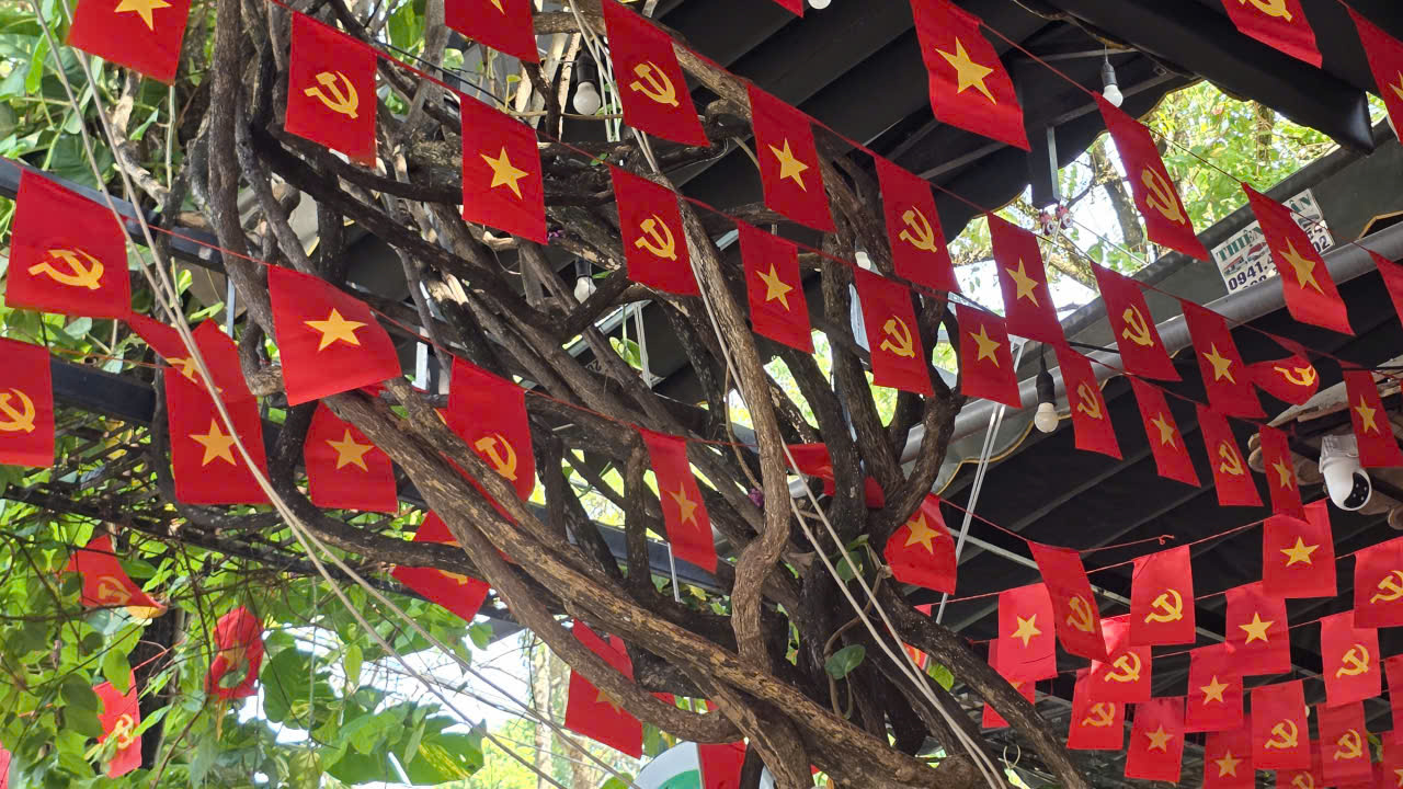 Đồng Nai rực rỡ cờ hoa ngày 30/4, khí thế mới của thành phố trẻ trực thuộc Trung ương- Ảnh 5.