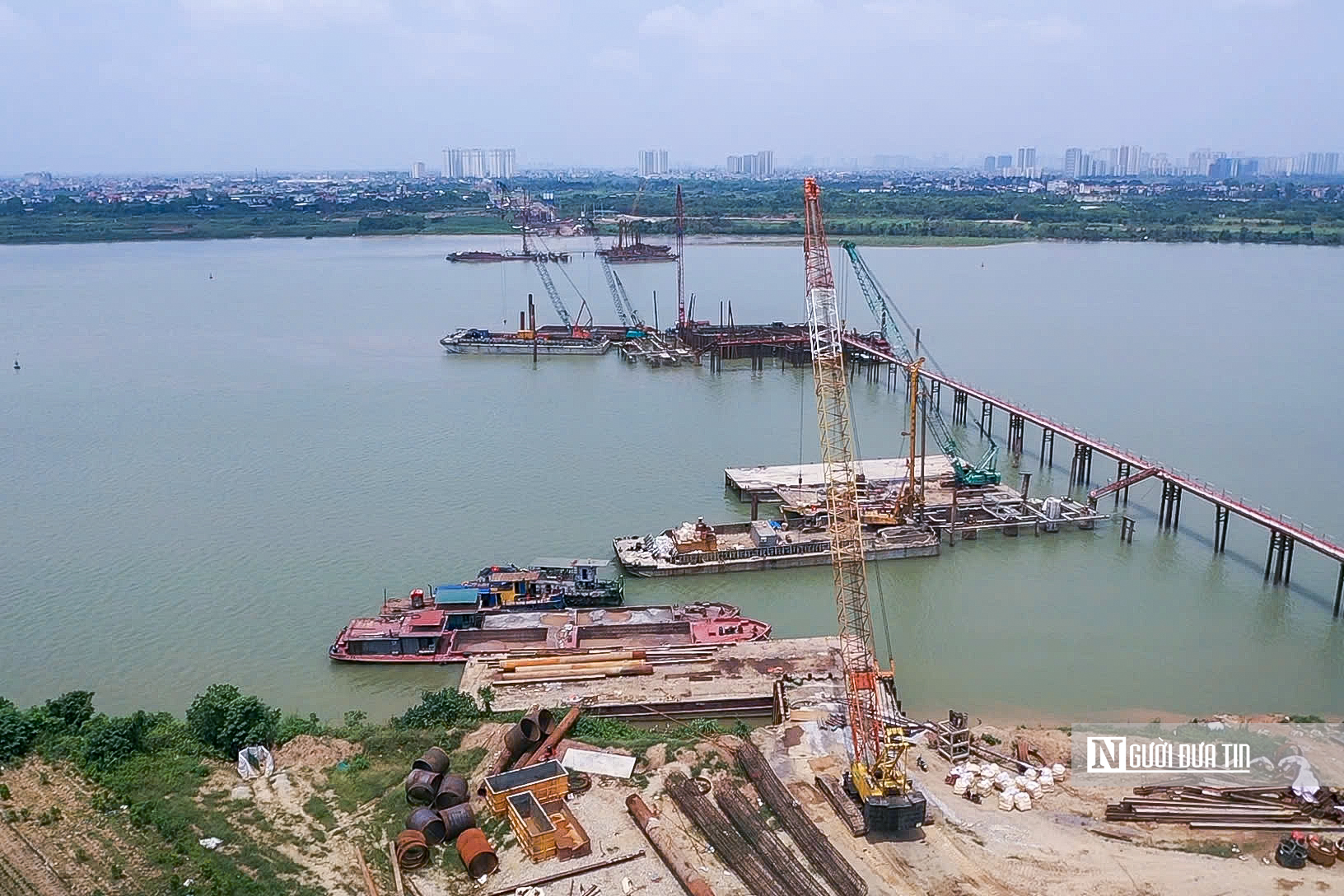 H&agrave; Nội: Loạt c&ocirc;ng tr&igrave;nh trọng điểm thi c&ocirc;ng xuy&ecirc;n lễ 30/4 - 1/5 - Ảnh 5.