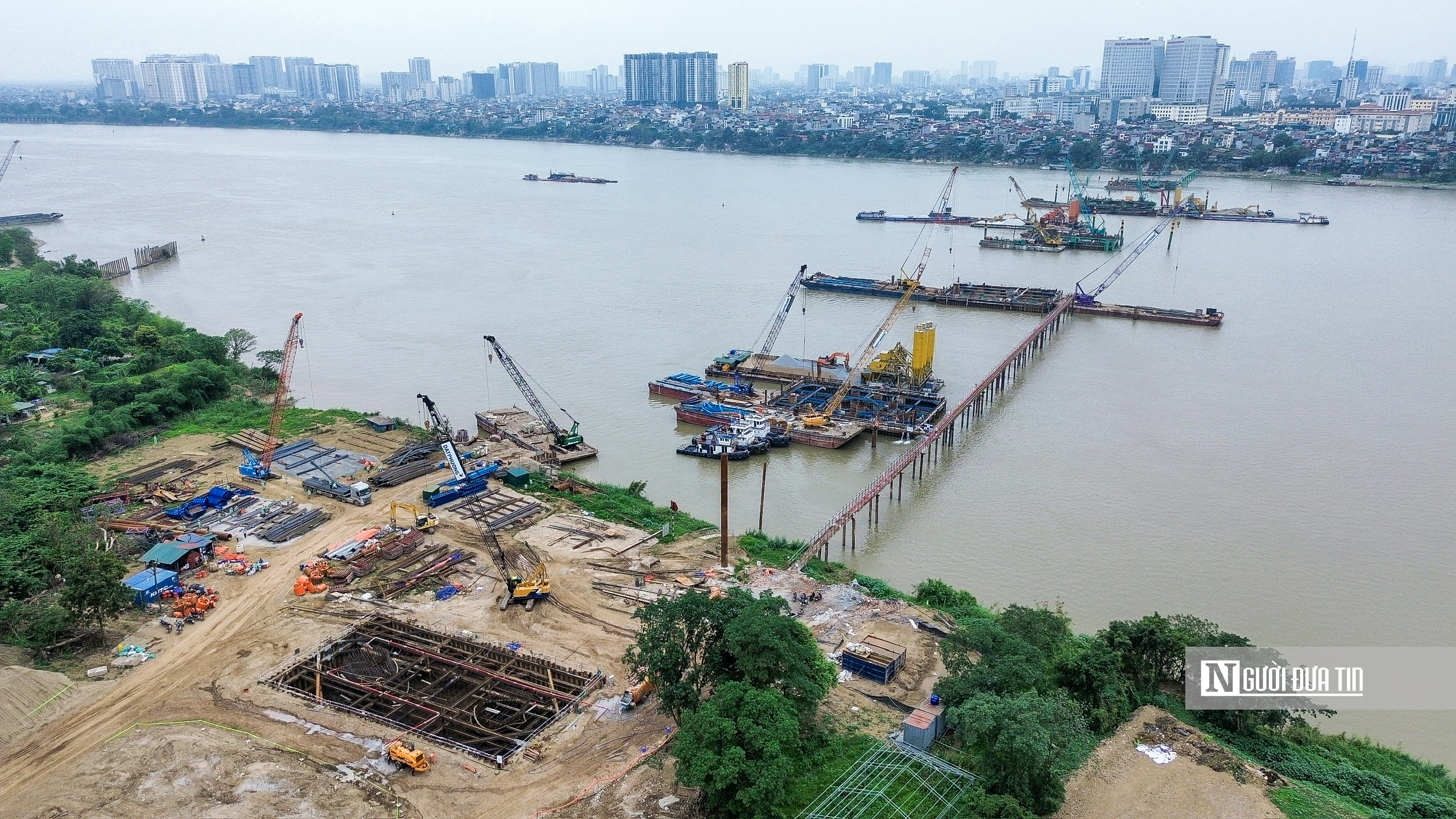 H&agrave; Nội: Loạt c&ocirc;ng tr&igrave;nh trọng điểm thi c&ocirc;ng xuy&ecirc;n lễ 30/4 - 1/5 - Ảnh 9.