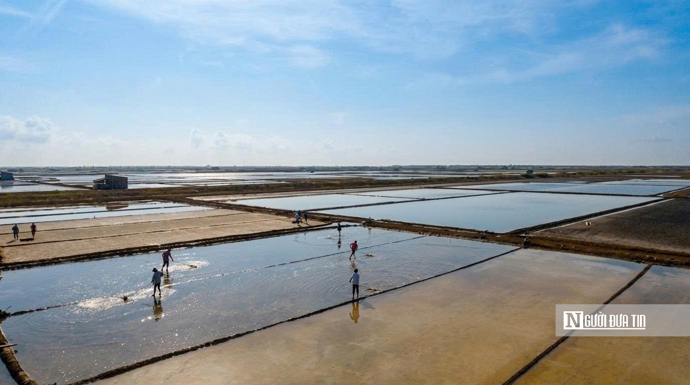 Theo chân diêm dân “nuôi” muối giữa nắng, gió và mồ hôi- Ảnh 5.