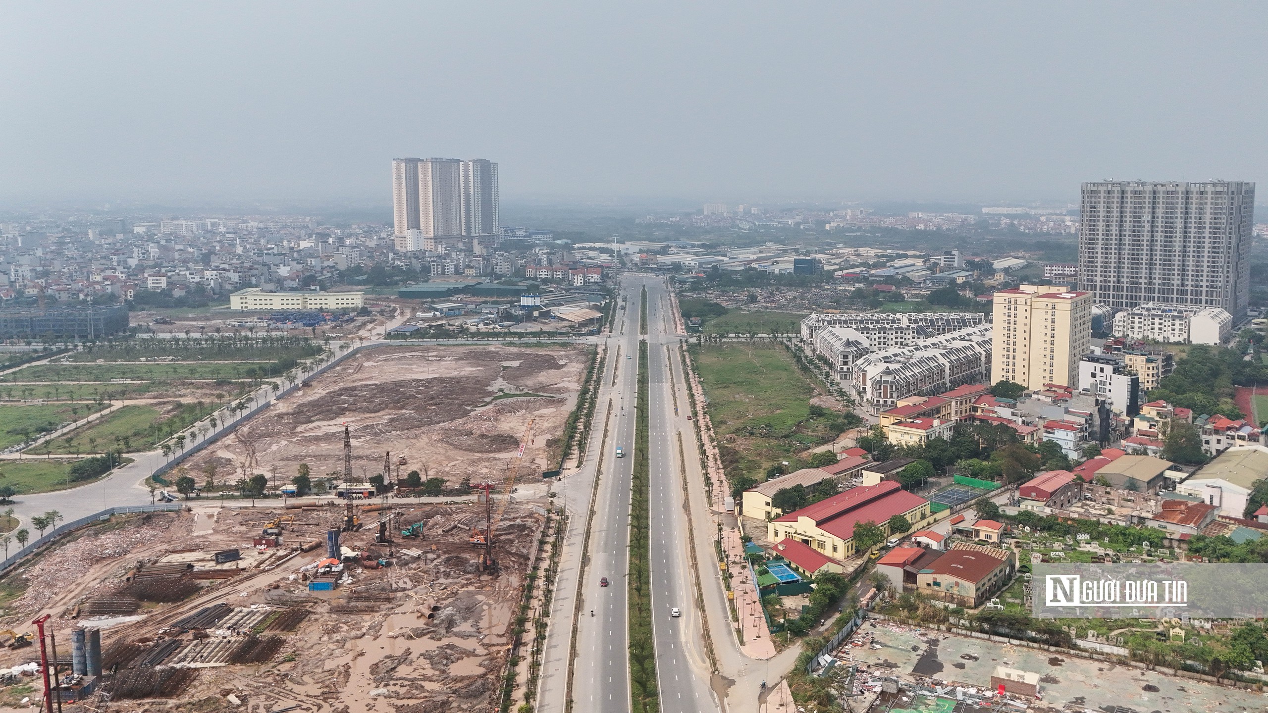 To&agrave;n cảnh trục "xương sống" của kh&ocirc;ng gian ph&aacute;t triển đ&ocirc; thị ph&iacute;a T&acirc;y H&agrave; Nội - Ảnh 3.