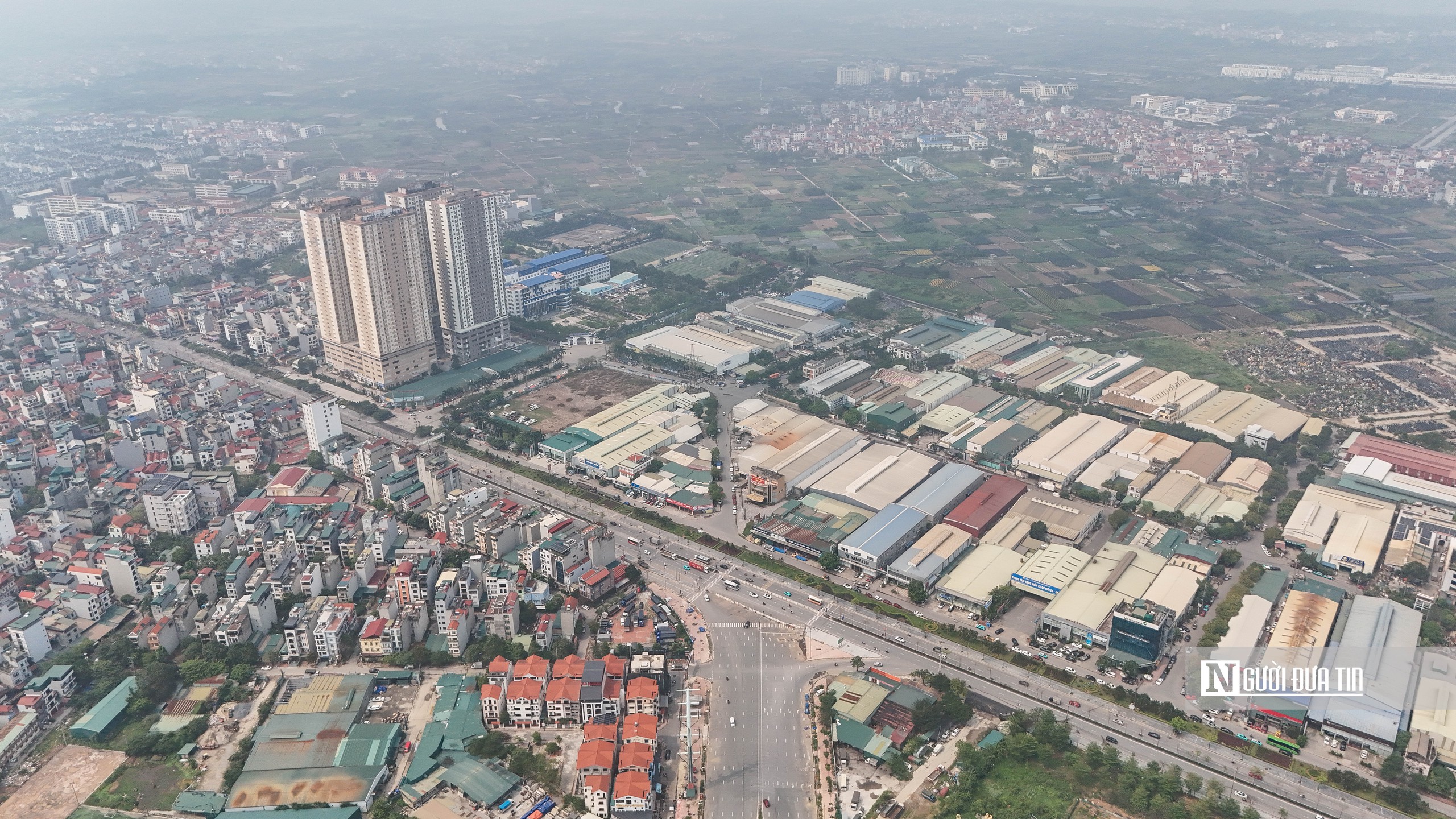 To&agrave;n cảnh trục "xương sống" của kh&ocirc;ng gian ph&aacute;t triển đ&ocirc; thị ph&iacute;a T&acirc;y H&agrave; Nội - Ảnh 2.