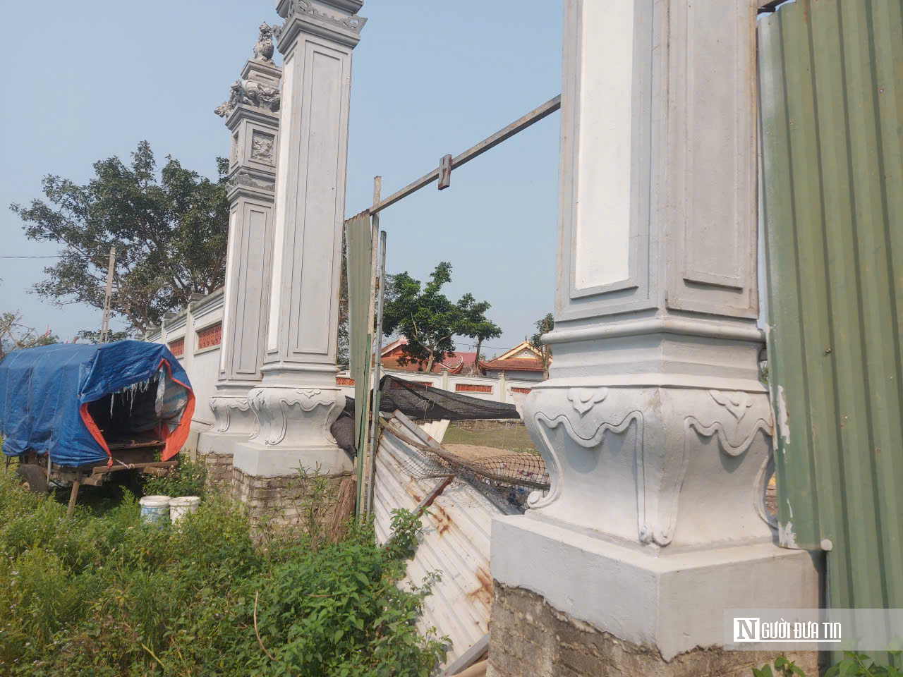 Mục sở thị dự án đền thờ tổ nghề ca trù hơn 10 tỷ đồng… thành nơi chăn vịt- Ảnh 2.