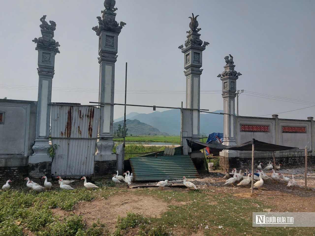 Mục sở thị dự án đền thờ tổ nghề ca trù hơn 10 tỷ đồng… thành nơi chăn vịt- Ảnh 4.