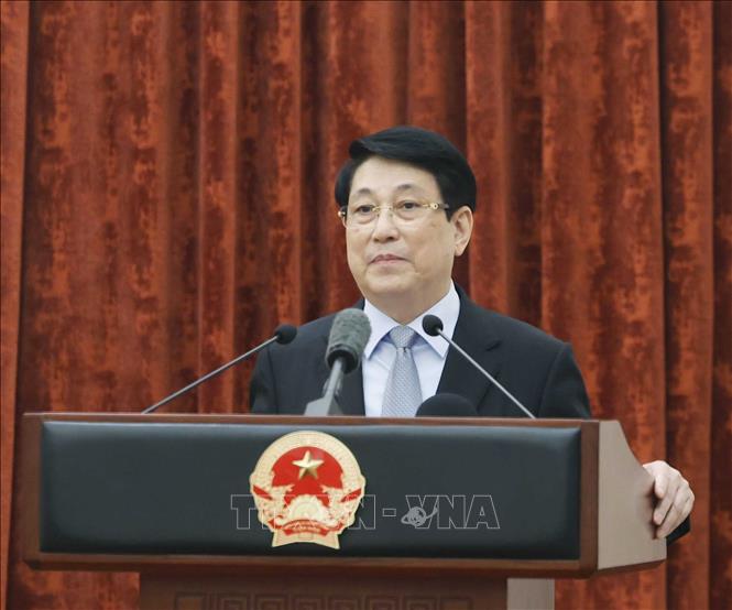 Tổng Bí thư, Chủ tịch nước Tô Lâm gặp mặt cán bộ Văn phòng Chủ tịch nước- Ảnh 3. Tổng Bí thư, Chủ tịch nước Tô Lâm gặp mặt cán bộ Văn phòng Chủ tịch nước- Ảnh 3.