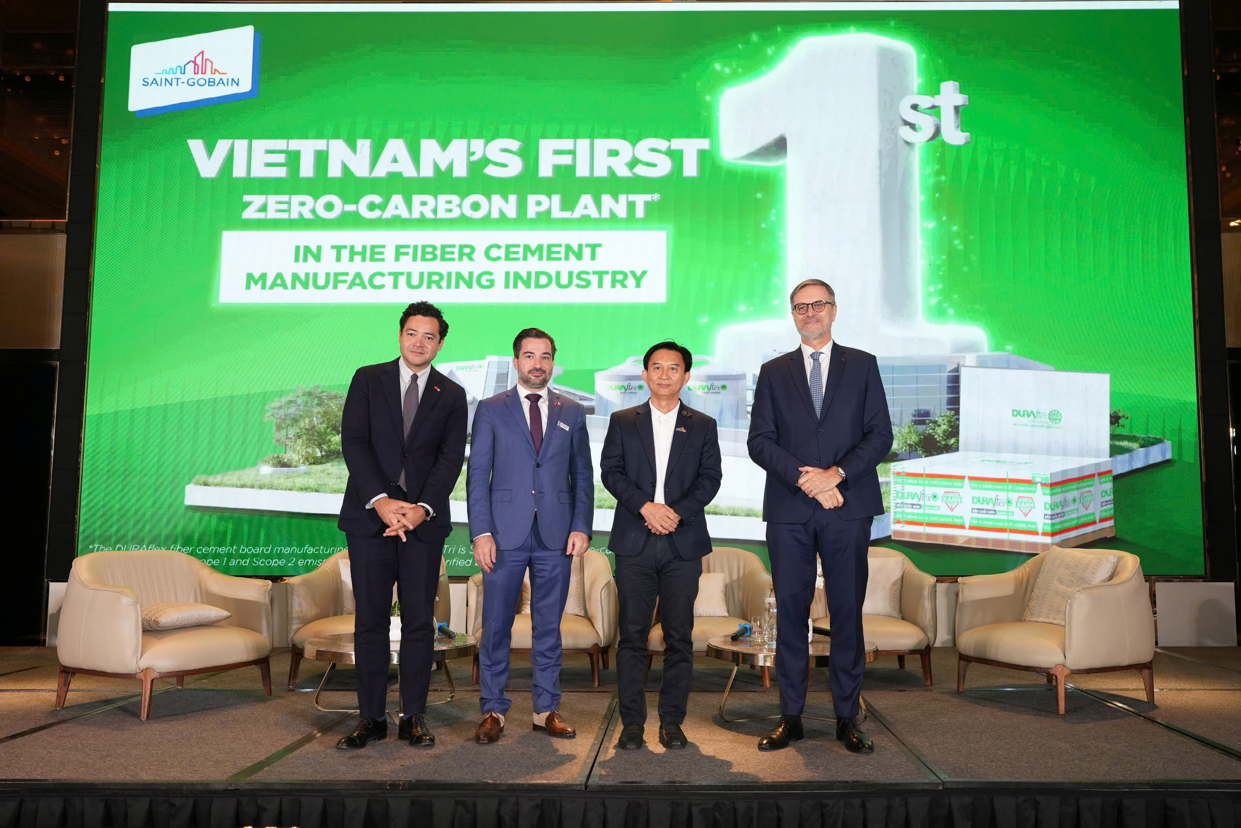 Ra mắt nhà máy zero carbon đầu tiên của Saint-Gobain tại Việt Nam - Ảnh 1.