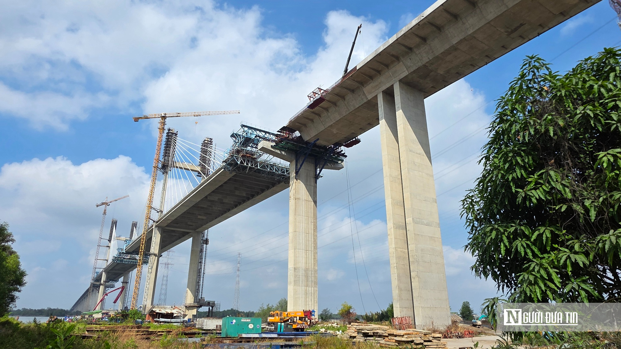 Cầu Phước Kh&aacute;nh tăng tốc về đ&iacute;ch: Ho&agrave;n thiện &ldquo;mảnh gh&eacute;p cuối&rdquo; cao tốc Bến Lức &ndash; Long Th&agrave;nh- Ảnh 1.