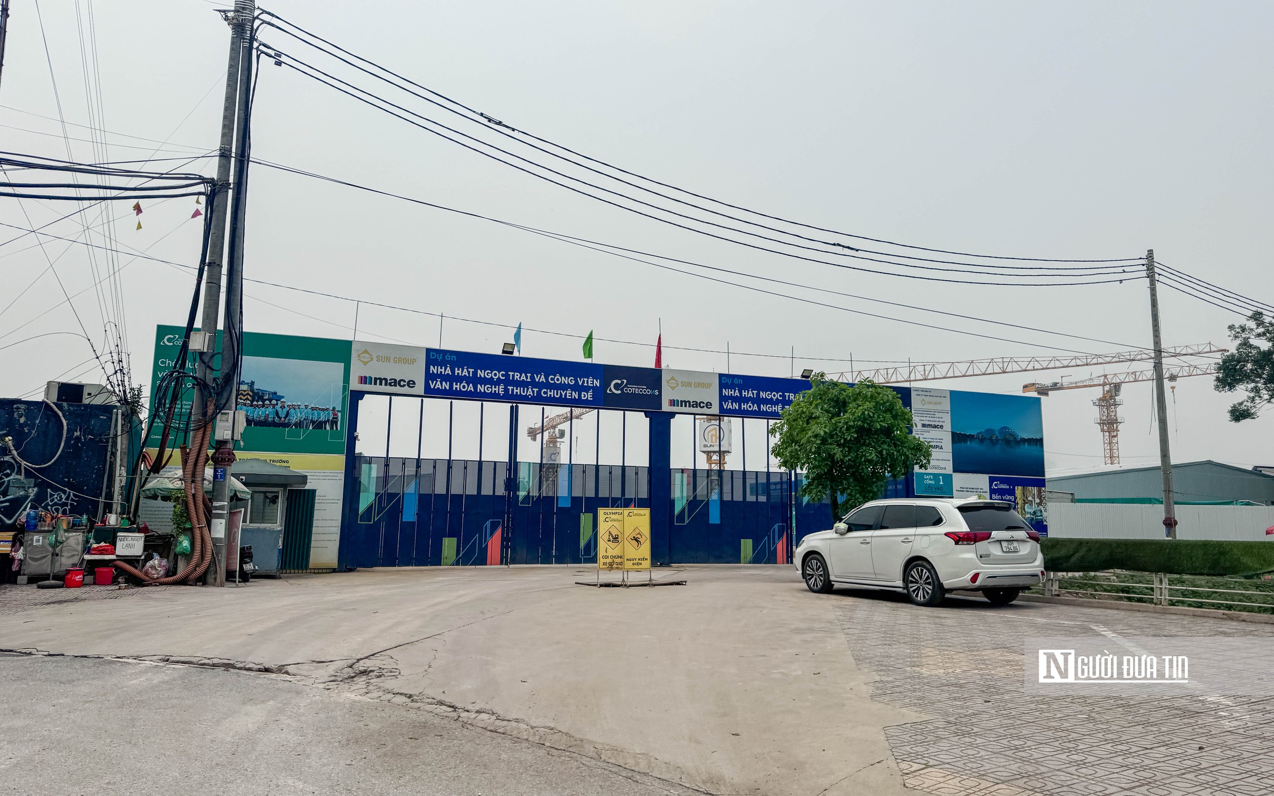 Hà Nội: Toàn cảnh đại công trường xây dựng nhà hát Opera bên cạnh hồ Tây- Ảnh 9.