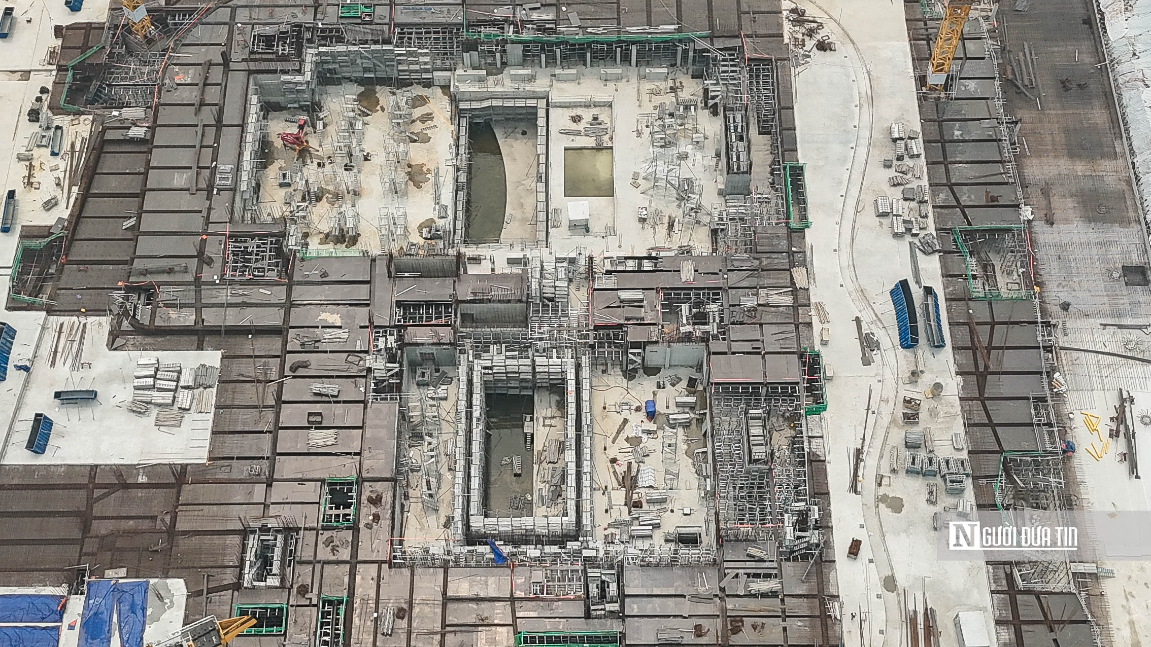 Hà Nội: Toàn cảnh đại công trường xây dựng nhà hát Opera bên cạnh hồ Tây- Ảnh 6.