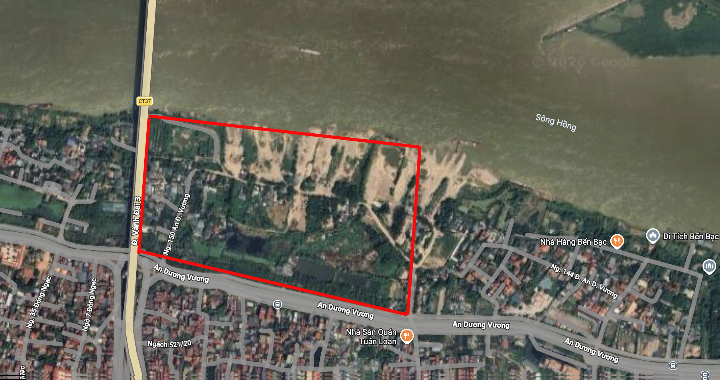 H&agrave; Nội: To&agrave;n cảnh khu đất x&acirc;y dựng c&ocirc;ng viện rộng gần 20ha ven s&ocirc;ng Hồng - Ảnh 1.