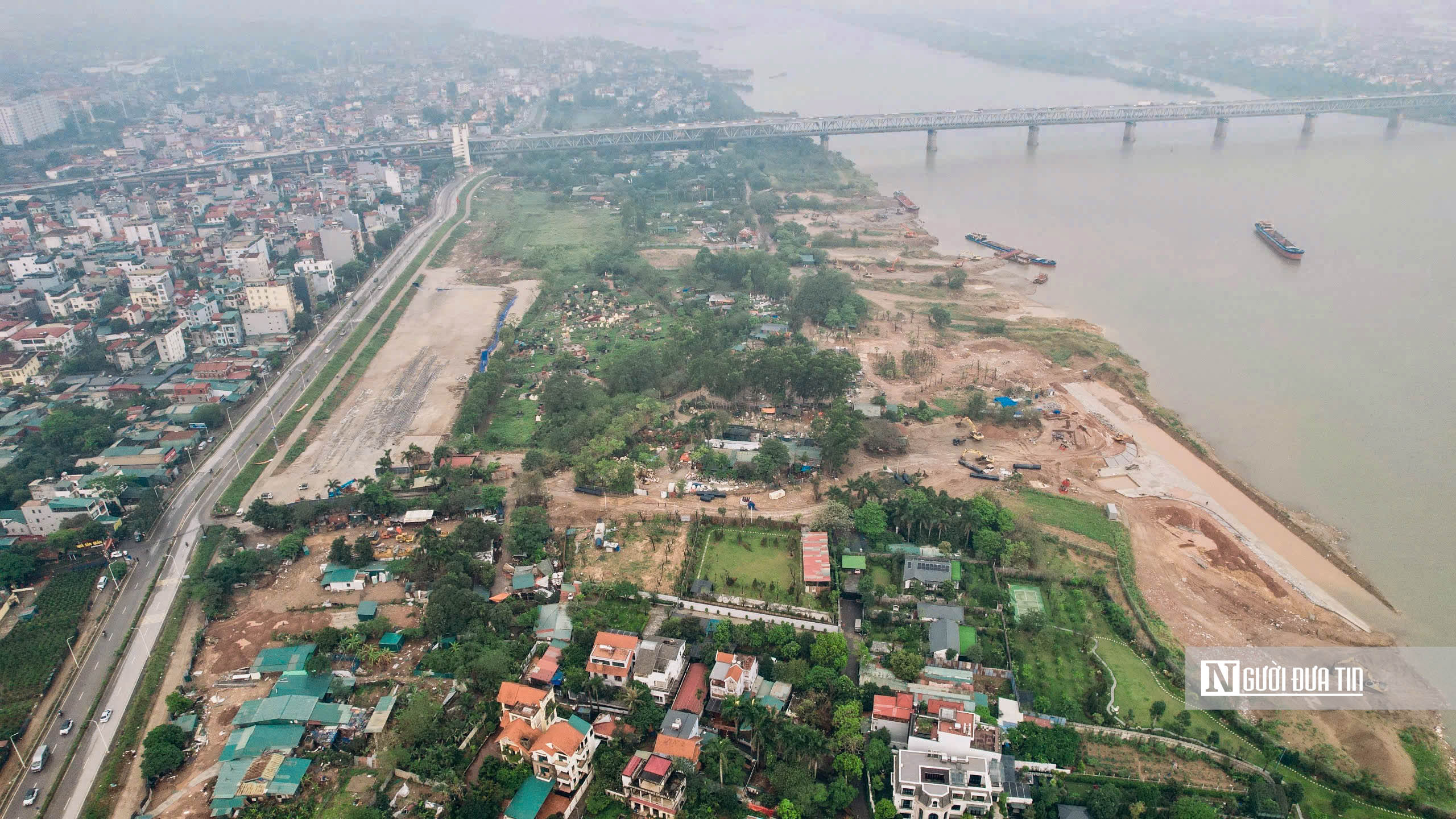 H&agrave; Nội: To&agrave;n cảnh khu đất x&acirc;y dựng c&ocirc;ng viện rộng gần 20ha ven s&ocirc;ng Hồng - Ảnh 3.