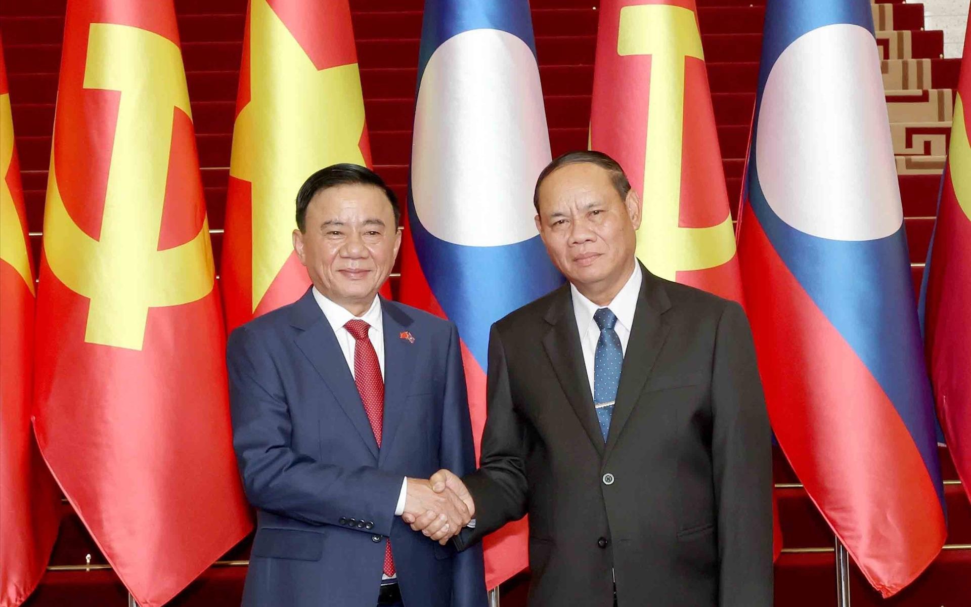Việt - Lào tăng cường hợp tác toàn diện, hướng tới kỷ niệm 65 năm quan hệ ngoại giao