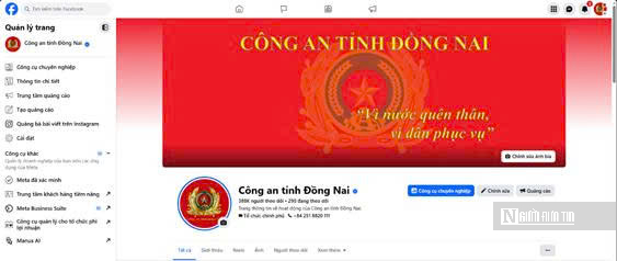 Fanpage C&ocirc;ng an Đồng Nai ch&iacute;nh thức đổi t&ecirc;n, giữ nguy&ecirc;n tick xanh v&agrave; k&ecirc;nh tiếp nhận tin b&aacute;o- Ảnh 1.