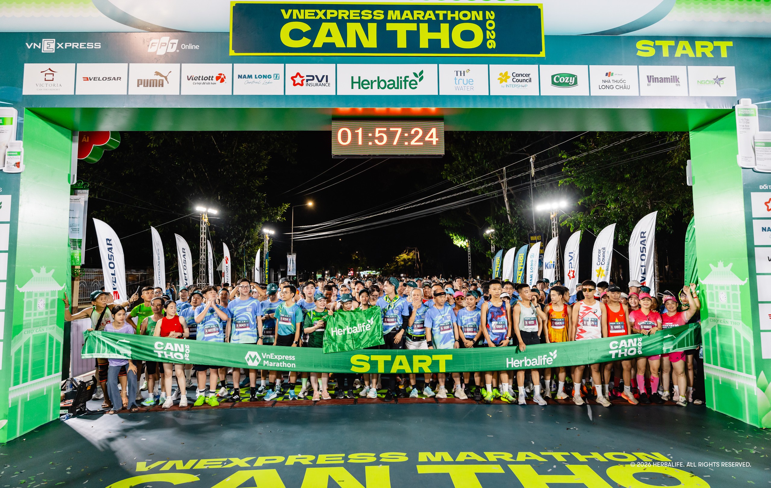 Herbalife Việt Nam tiếp tục lan tỏa lối sống năng động tại VnExpress Marathon Cần Thơ 2026 - Ảnh 1.