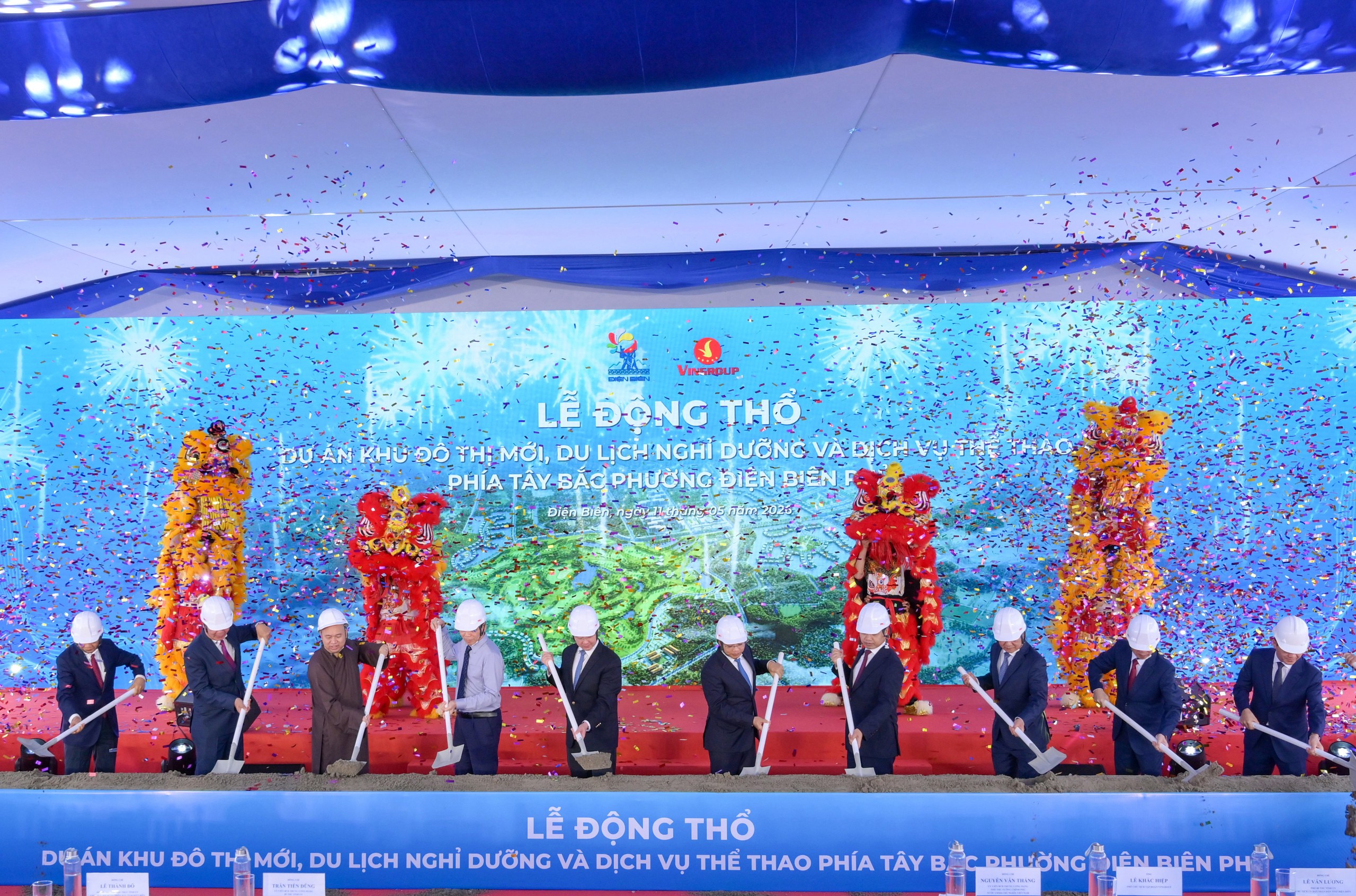 Điện Biên động thổ dự án siêu đô thị hơn 23.000 tỷ đồng - Ảnh 1.