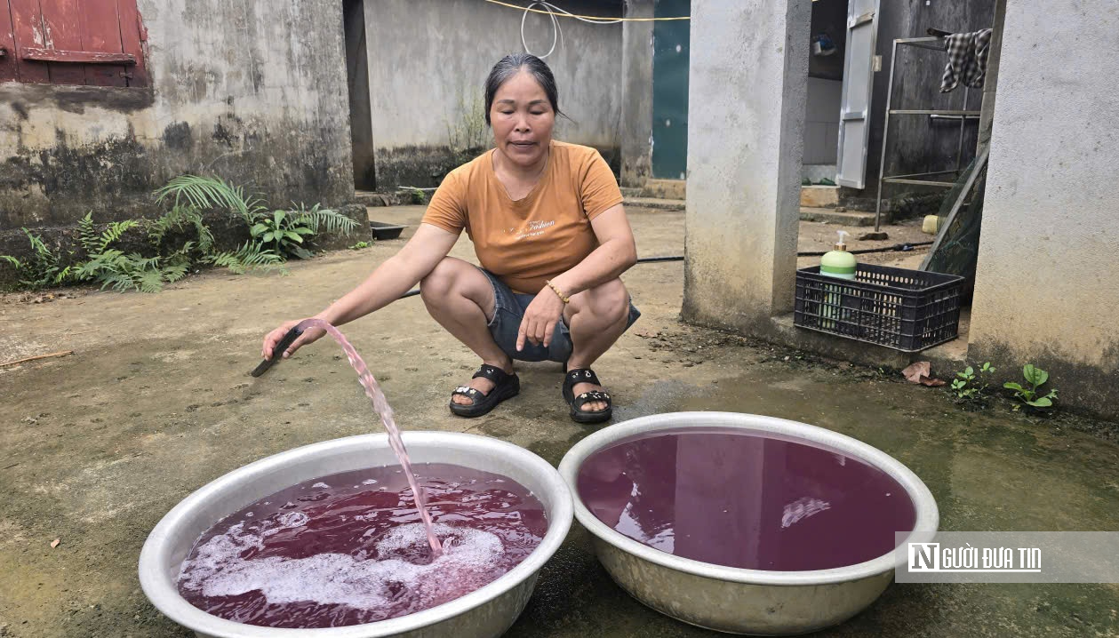 Vụ nước giếng khoan của dân đổi máu tím, hôi tanh: Xử phạt công ty giặt là 1,5 tỷ đồng- Ảnh 2.