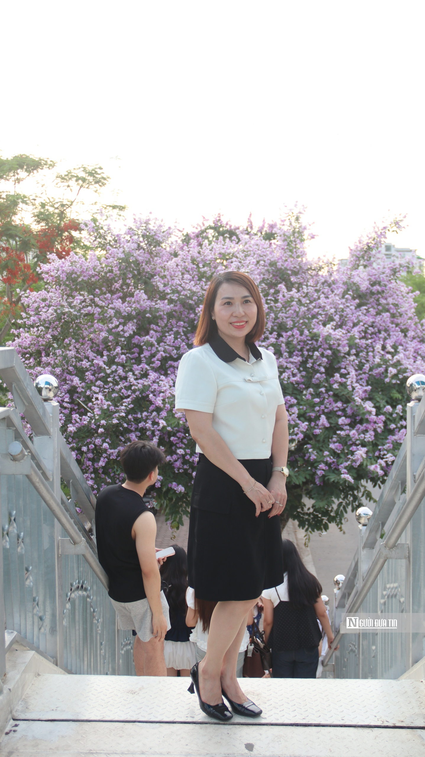 C&acirc;y bằng lăng "hot" nhất H&agrave; Nội l&uacute;c n&agrave;y, giới trẻ chen ch&acirc;n săn ảnh- Ảnh 7.