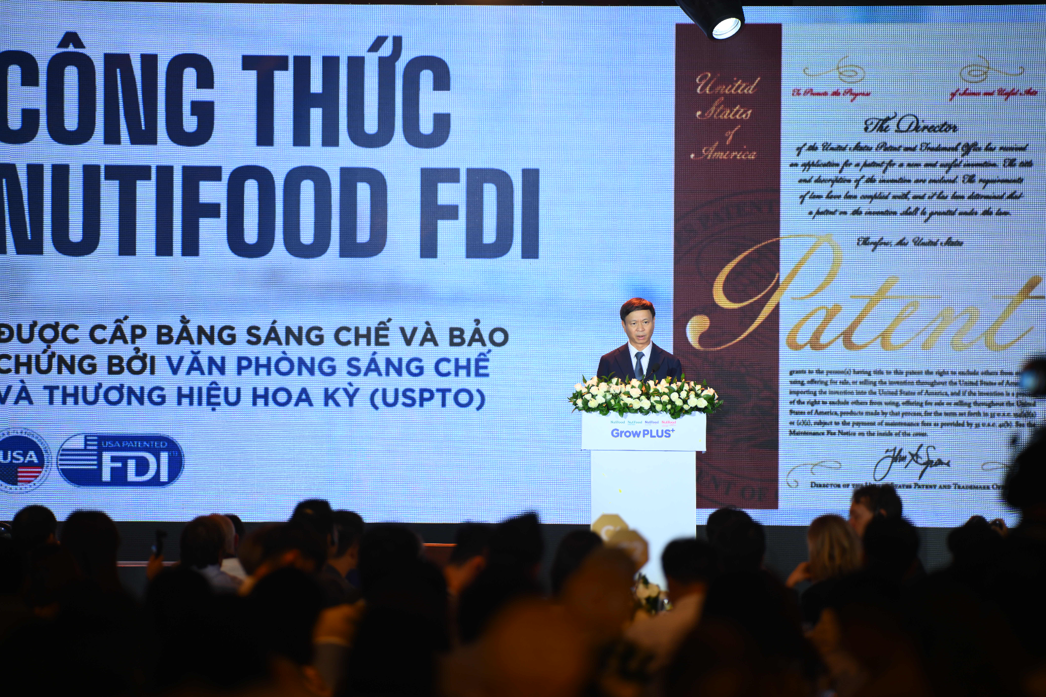 Công thức Nutifood FDI nhận bằng sáng chế từ USPTO Hoa Kỳ, khẳng định giá trị khoa học dinh dưỡng toàn cầu - Ảnh 3.