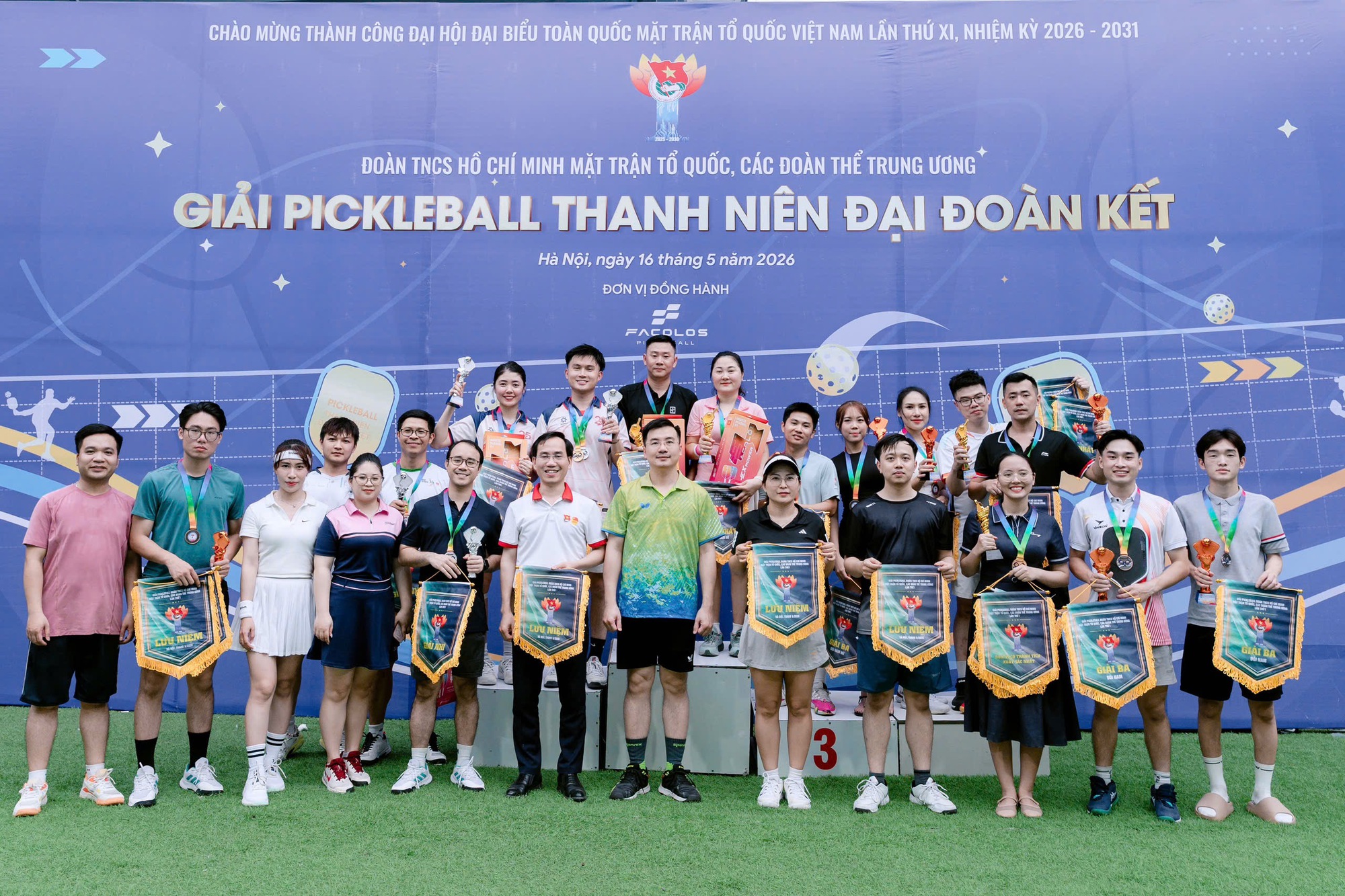 Đoàn Thanh niên Hội Luật gia Việt Nam dẫn đầu thành tích tại Giải Pickleball Thanh niên “Đại đoàn kết”- Ảnh 10.