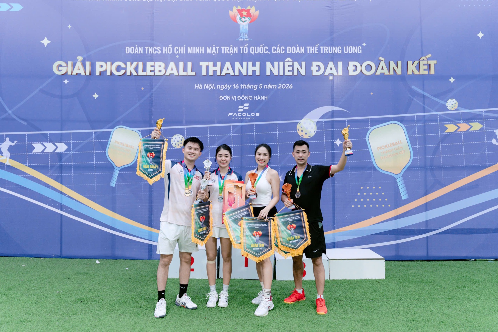 Đoàn Thanh niên Hội Luật gia Việt Nam dẫn đầu thành tích tại Giải Pickleball Thanh niên “Đại đoàn kết”- Ảnh 8.