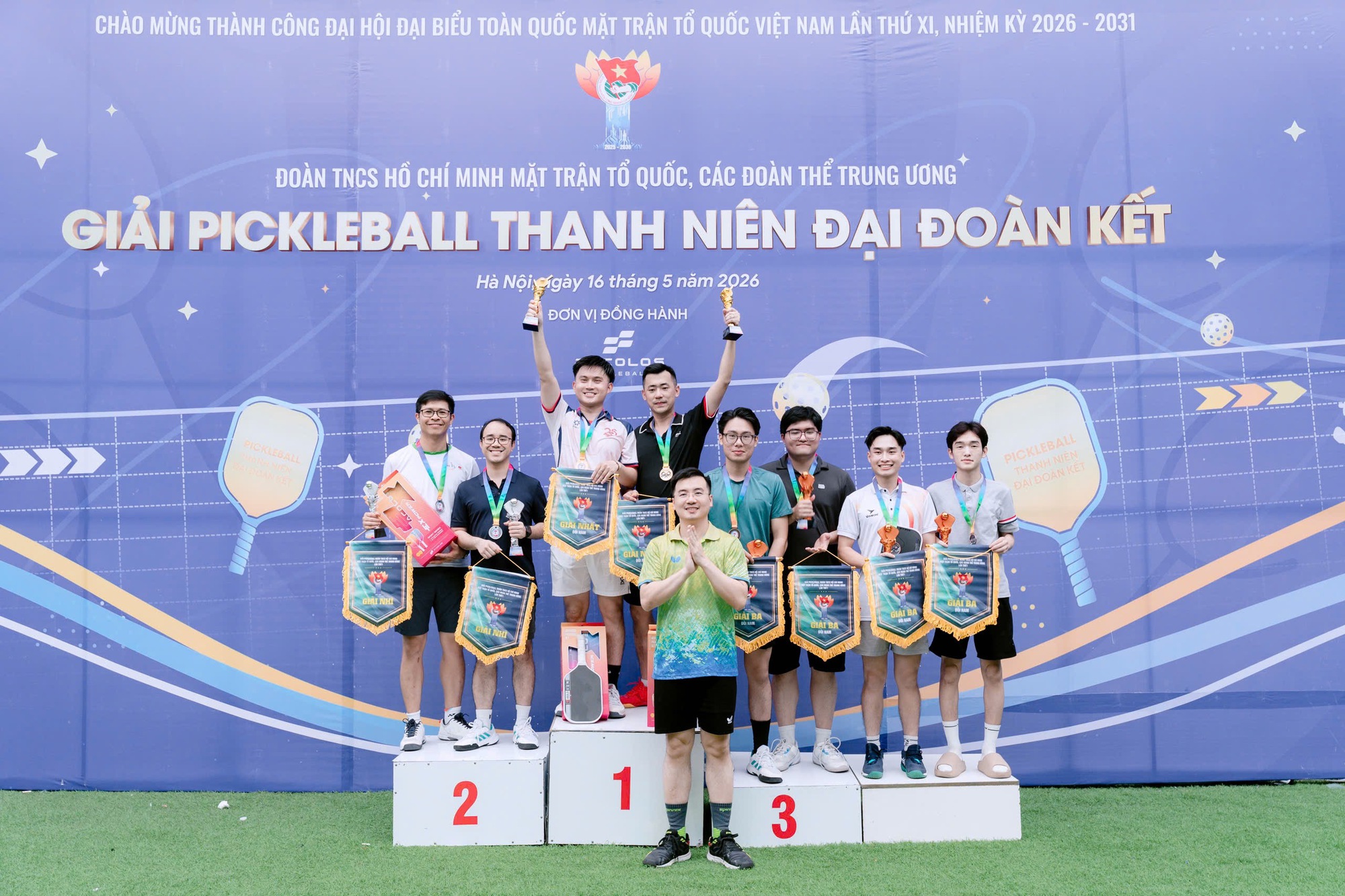 Đoàn Thanh niên Hội Luật gia Việt Nam dẫn đầu thành tích tại Giải Pickleball Thanh niên “Đại đoàn kết”- Ảnh 11.