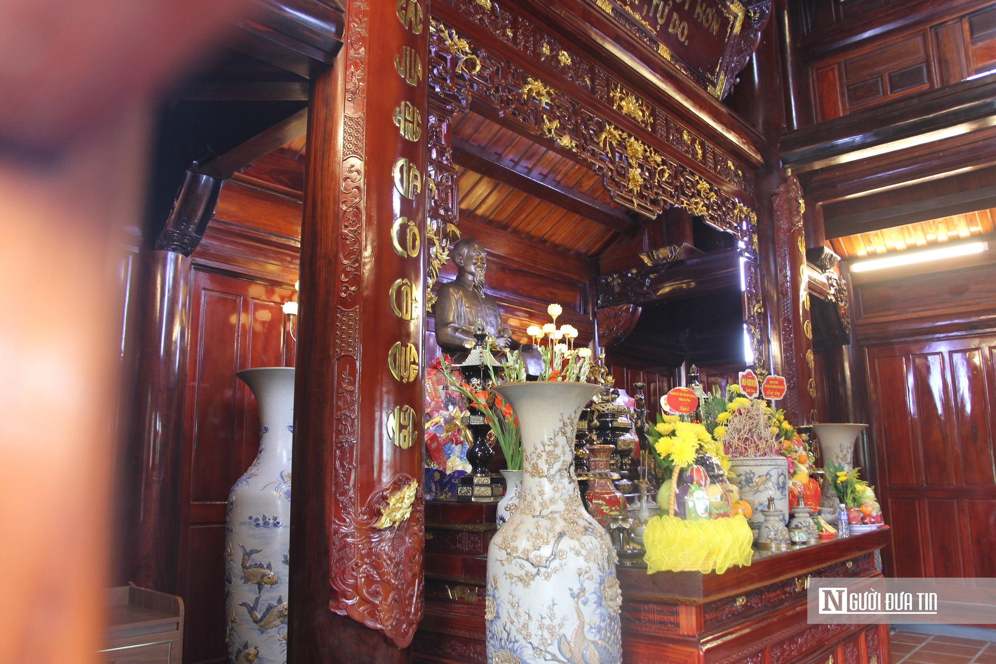 Cận cảnh ao sen nơi ghi dấu B&aacute;c Hồ về thăm H&agrave; Tĩnh- Ảnh 6.