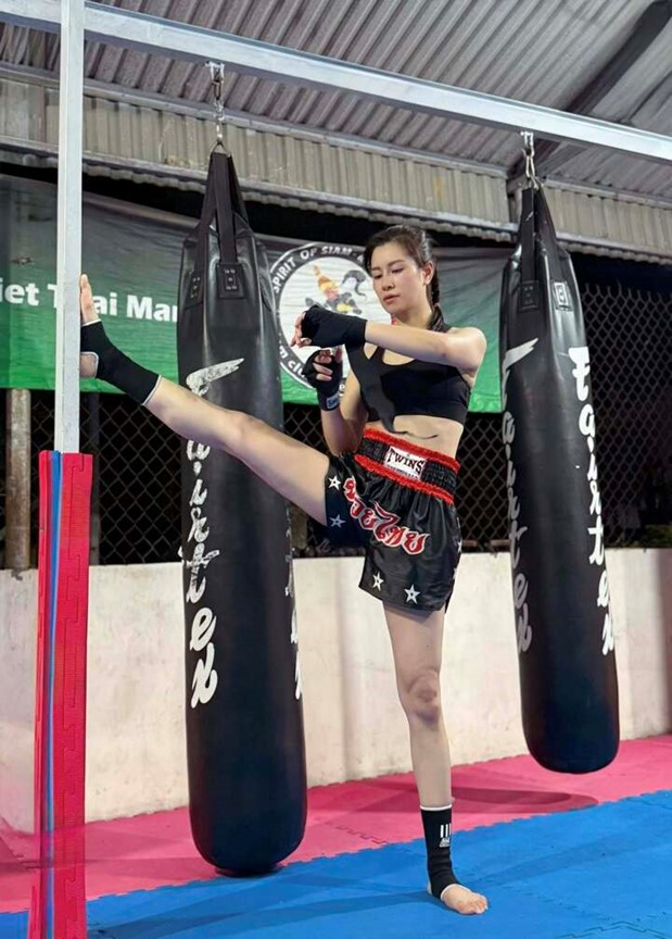 Nữ Đại úy công an tài sắc gây sốt phim giờ vàng VTV - Ảnh 5.