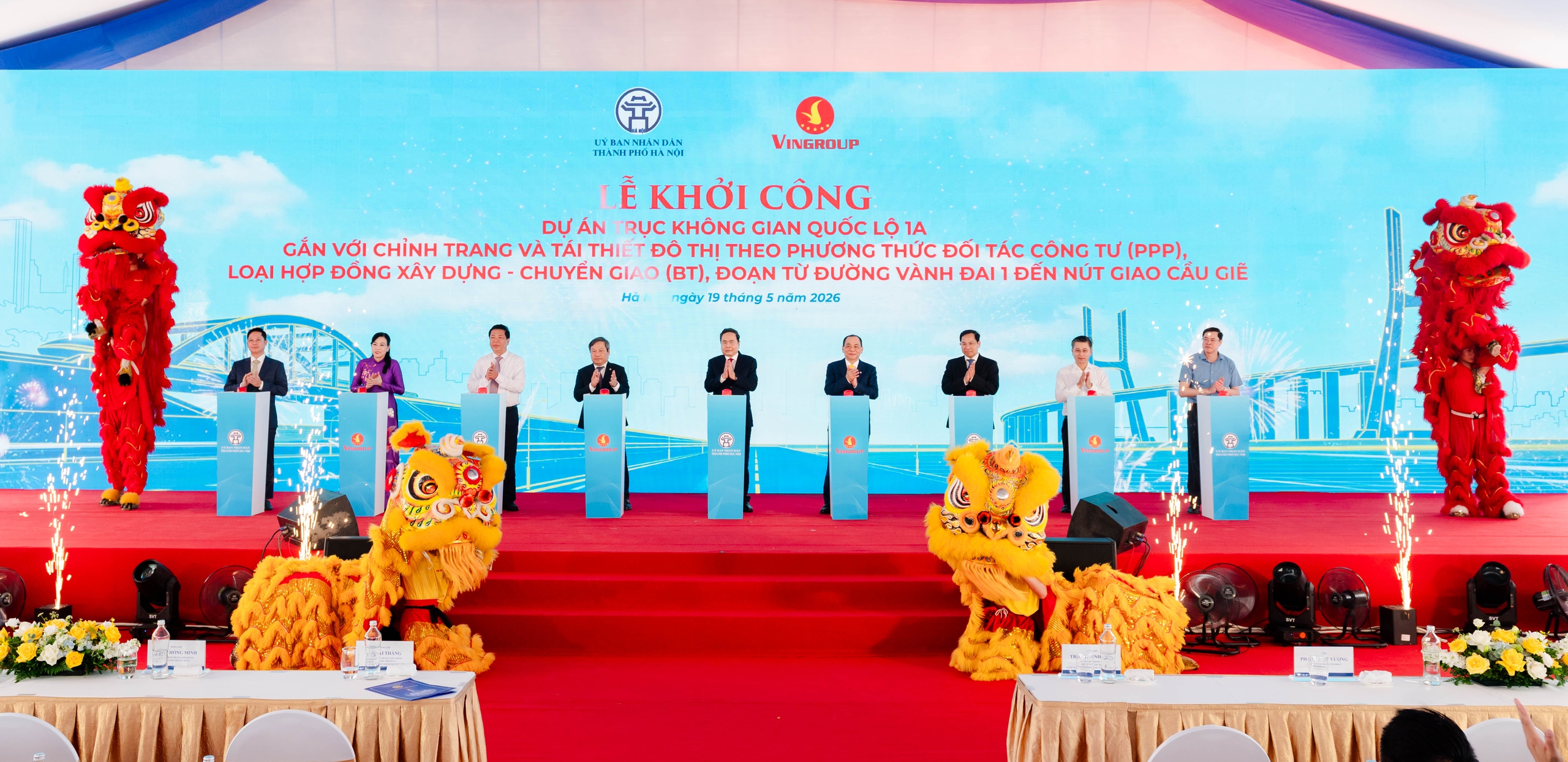 Vingroup khởi công dự án nâng cấp Quốc lộ 1A đoạn qua Hà Nội lên 90m, 16 làn xe - Ảnh 3.