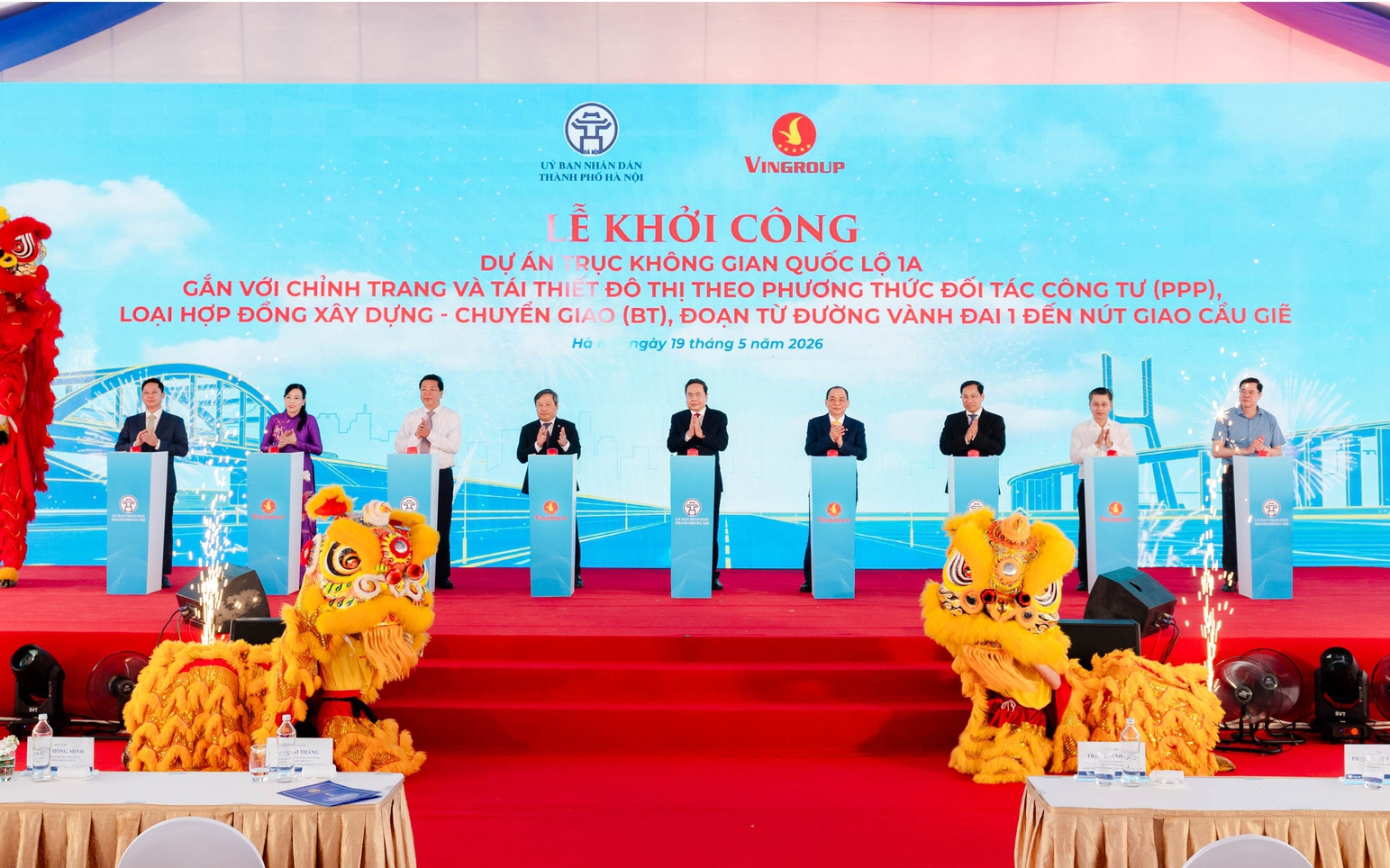 Khởi công dự án trục không gian Quốc lộ 1A tại Hà Nội, vốn gần 6 tỷ USD