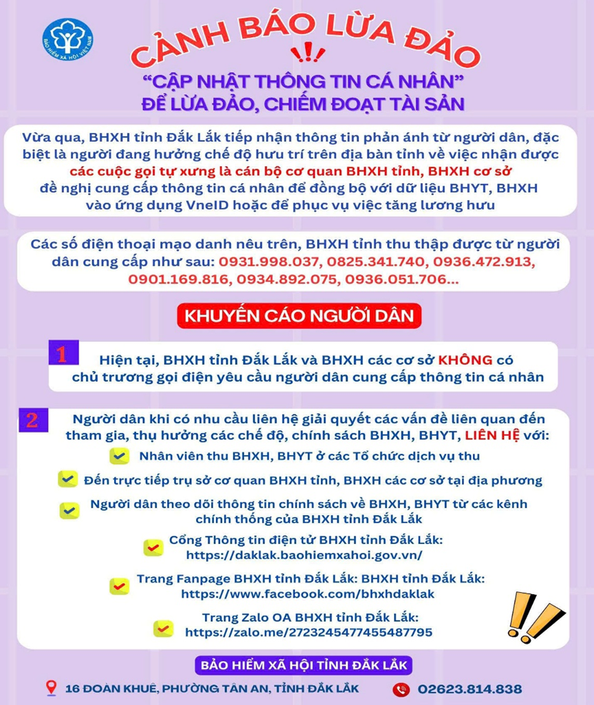 Cảnh giác chiêu trò yêu cầu 